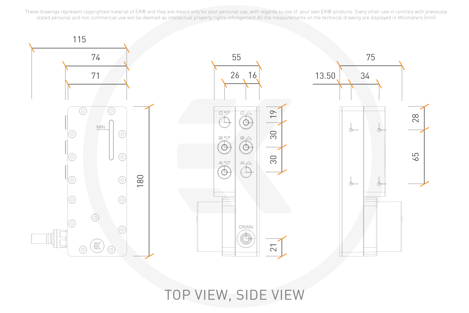 X3 D5 Technical Drawing