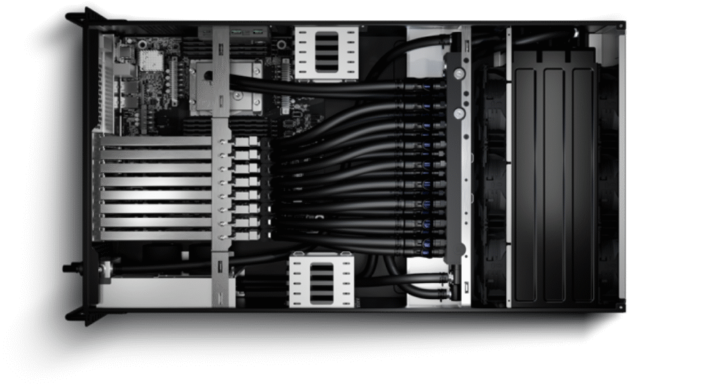 A full-cover block for a best-in-class HPC rack