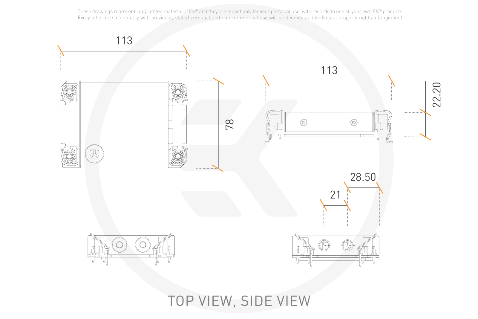 LGA 4677 Technical Drawing