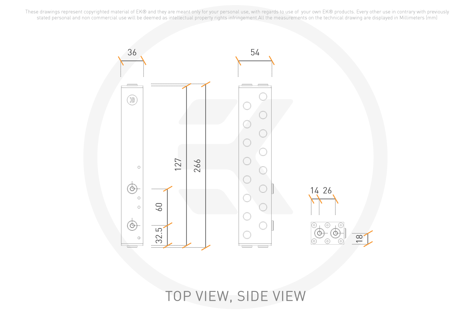2CPU 6 GPU Technical Drawing