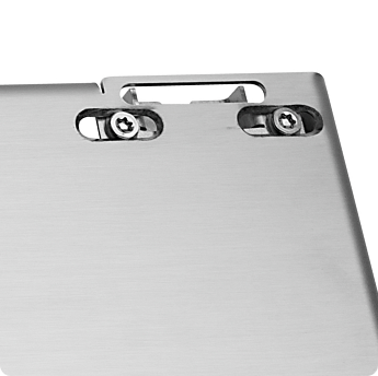 Retention backplate