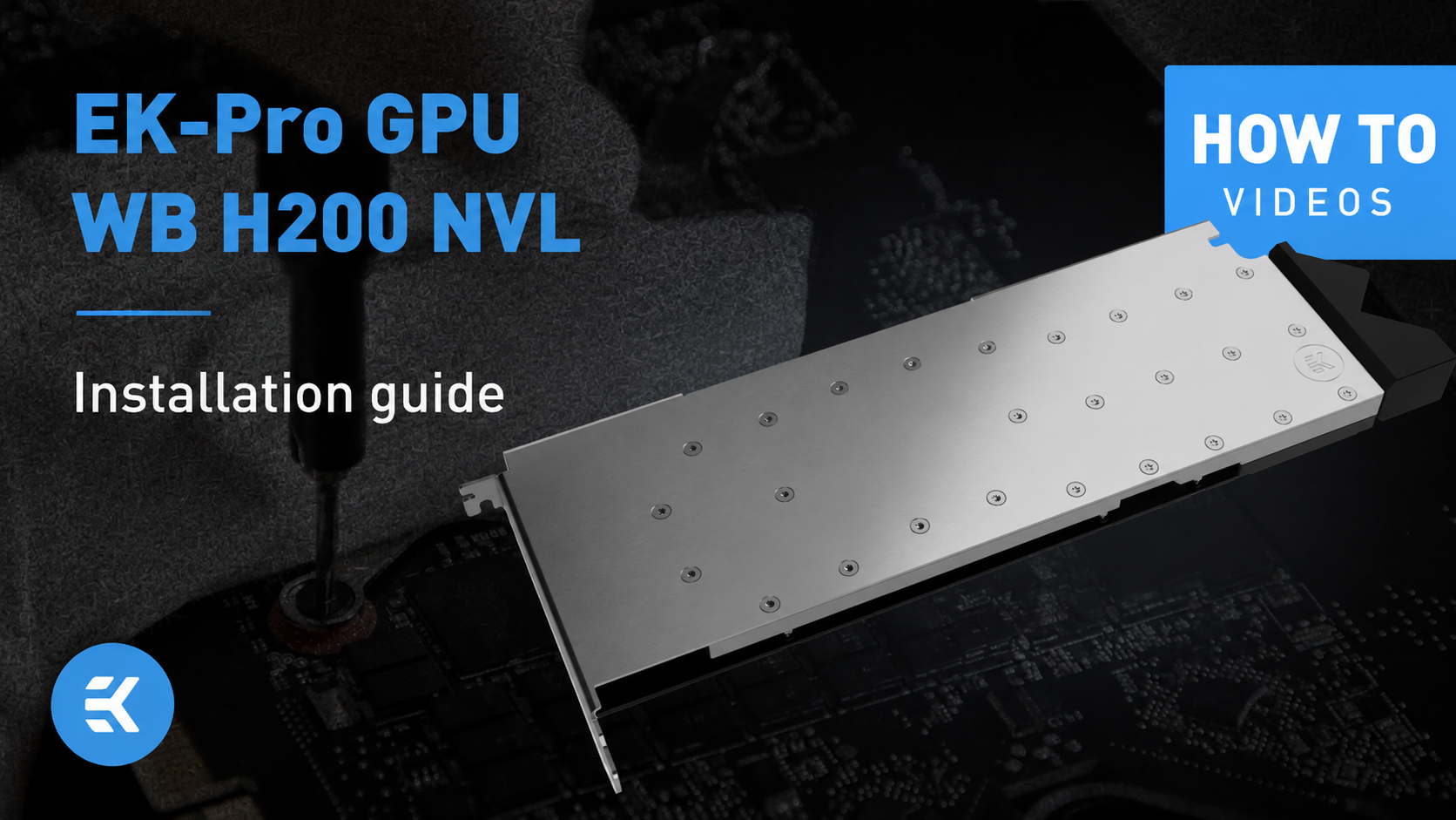 EK-Pro GPU WB H200 NVL on the bench