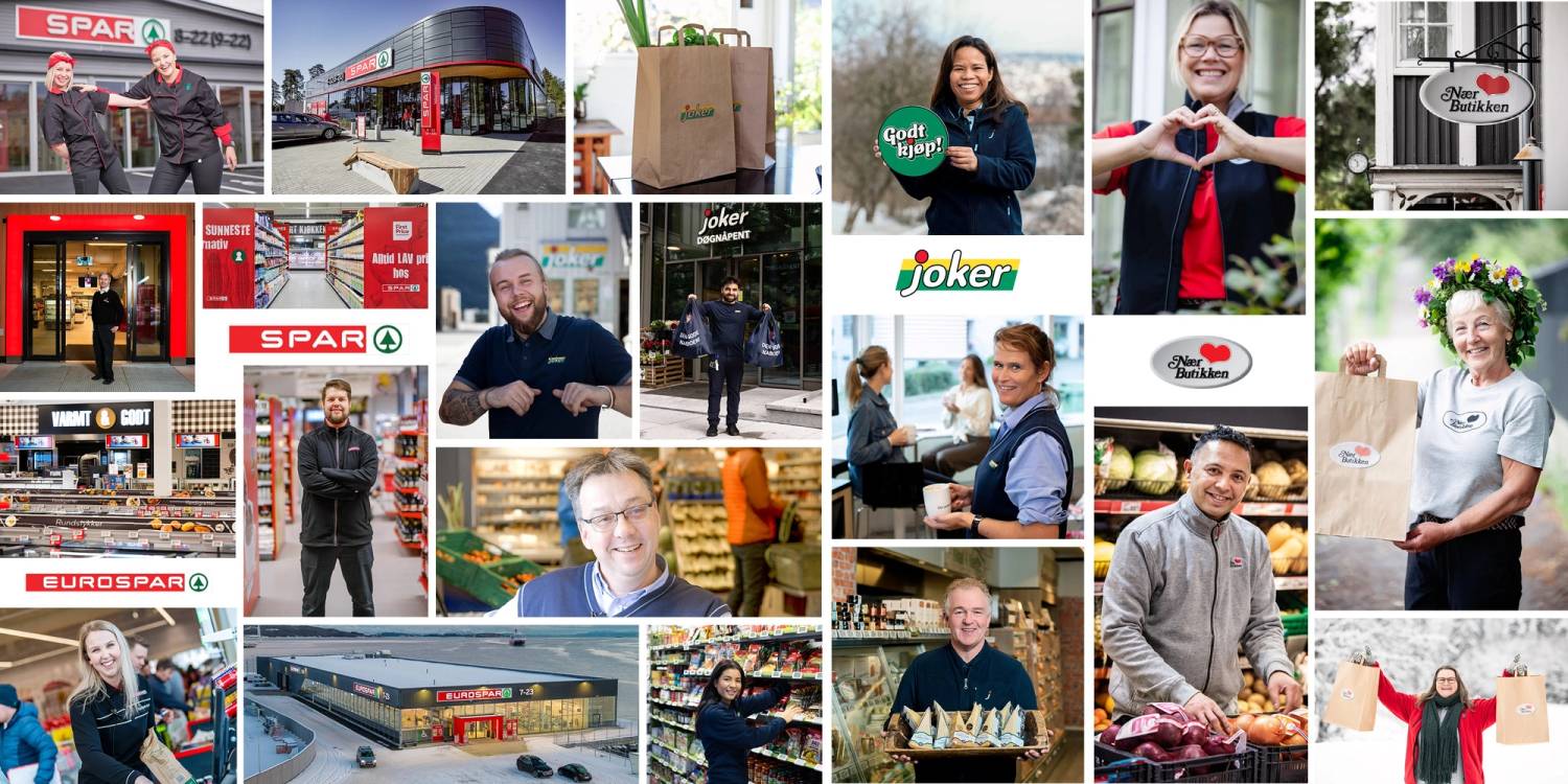 Bilder av ansatte og butikker i våre kjeder