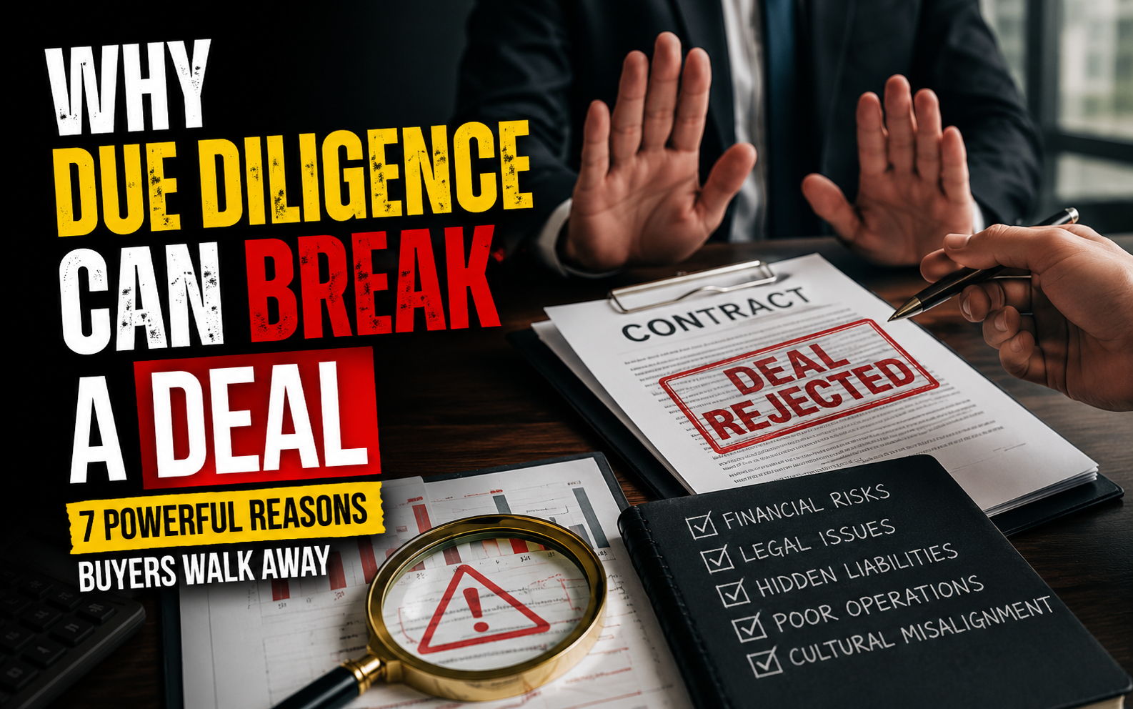 Why Due Diligence Can Break a Deal: What Buyers Really Find Before Closing