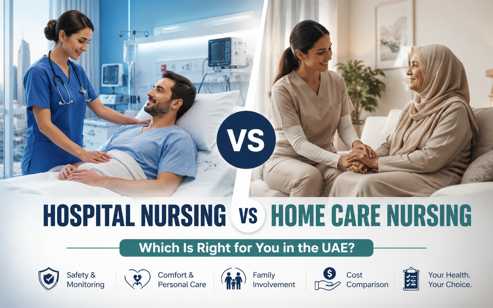 Hospital vs Home Care Nursing in the UAE: Which Is Right for You?