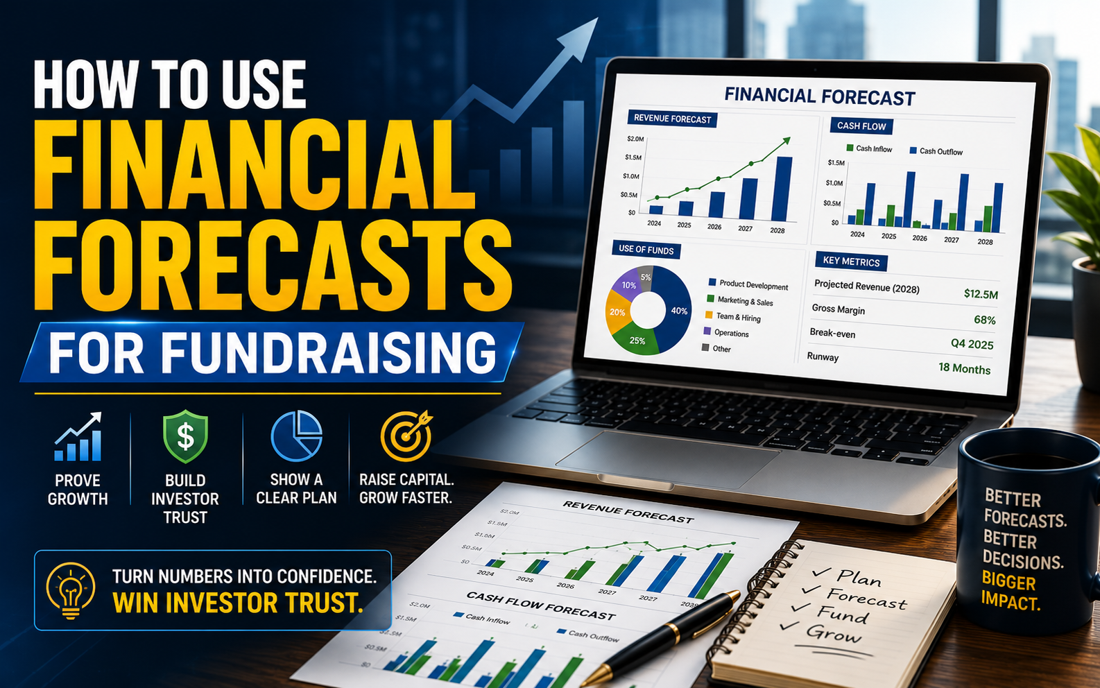 How to Use Financial Forecasts for Fundraising