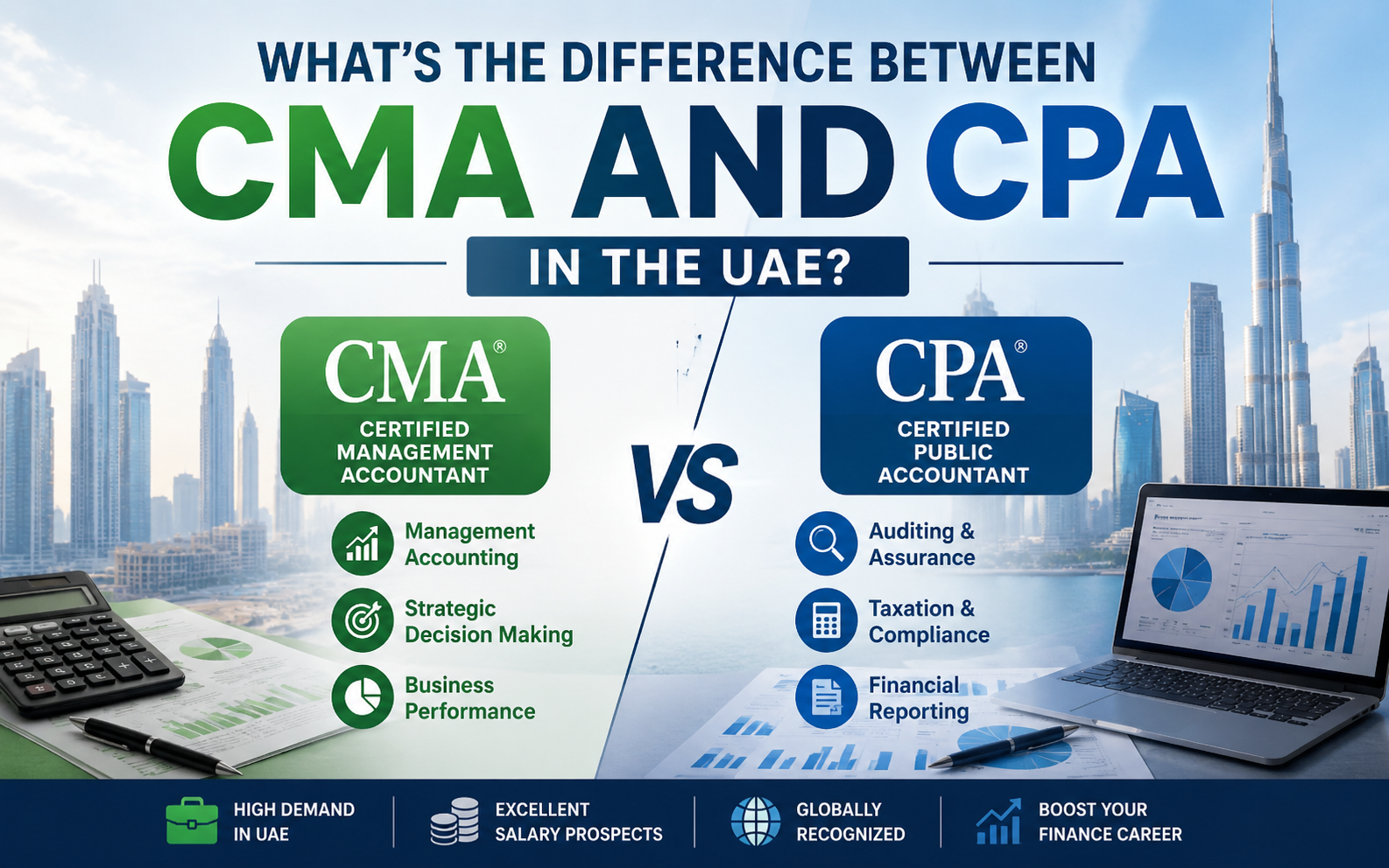 CMA vs CPA in UAE: Which Finance Qualification Fits?