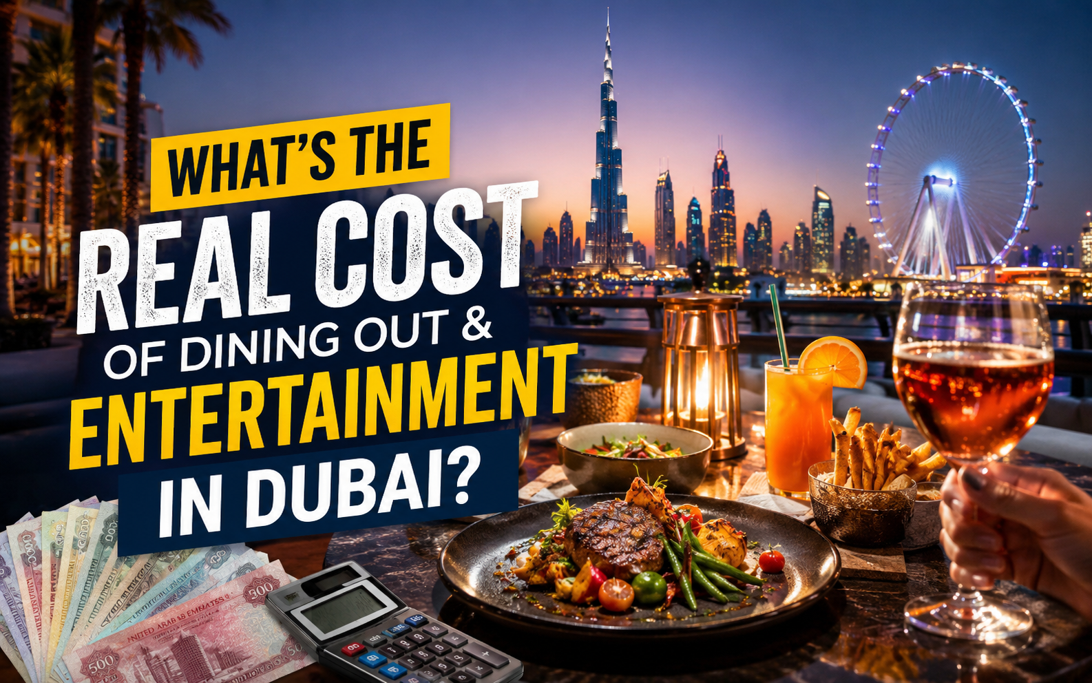 What's the Real Cost of Dining Out and Entertainment in Dubai in 2026?