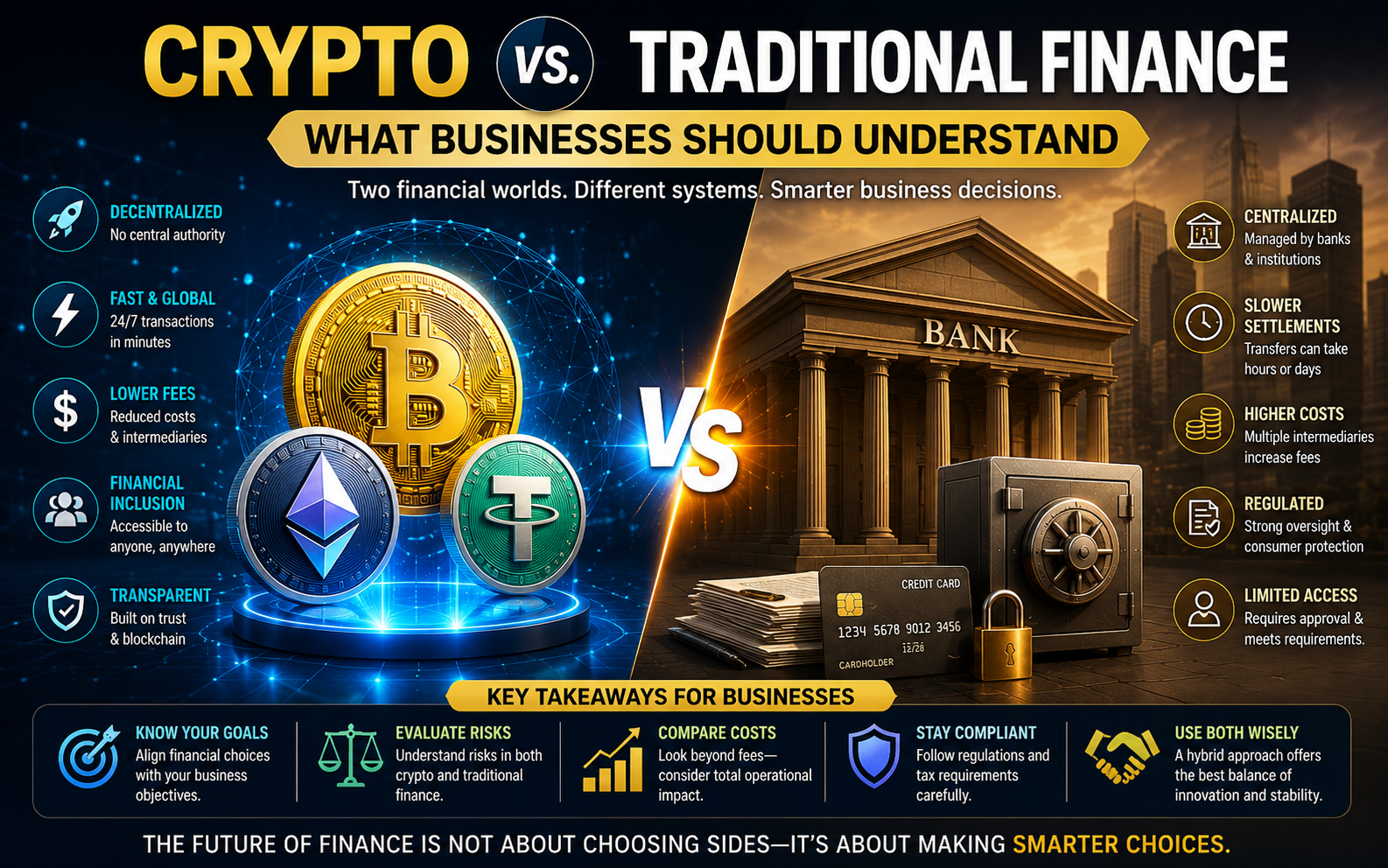 Crypto vs Traditional Finance: What UAE Businesses Should Understand