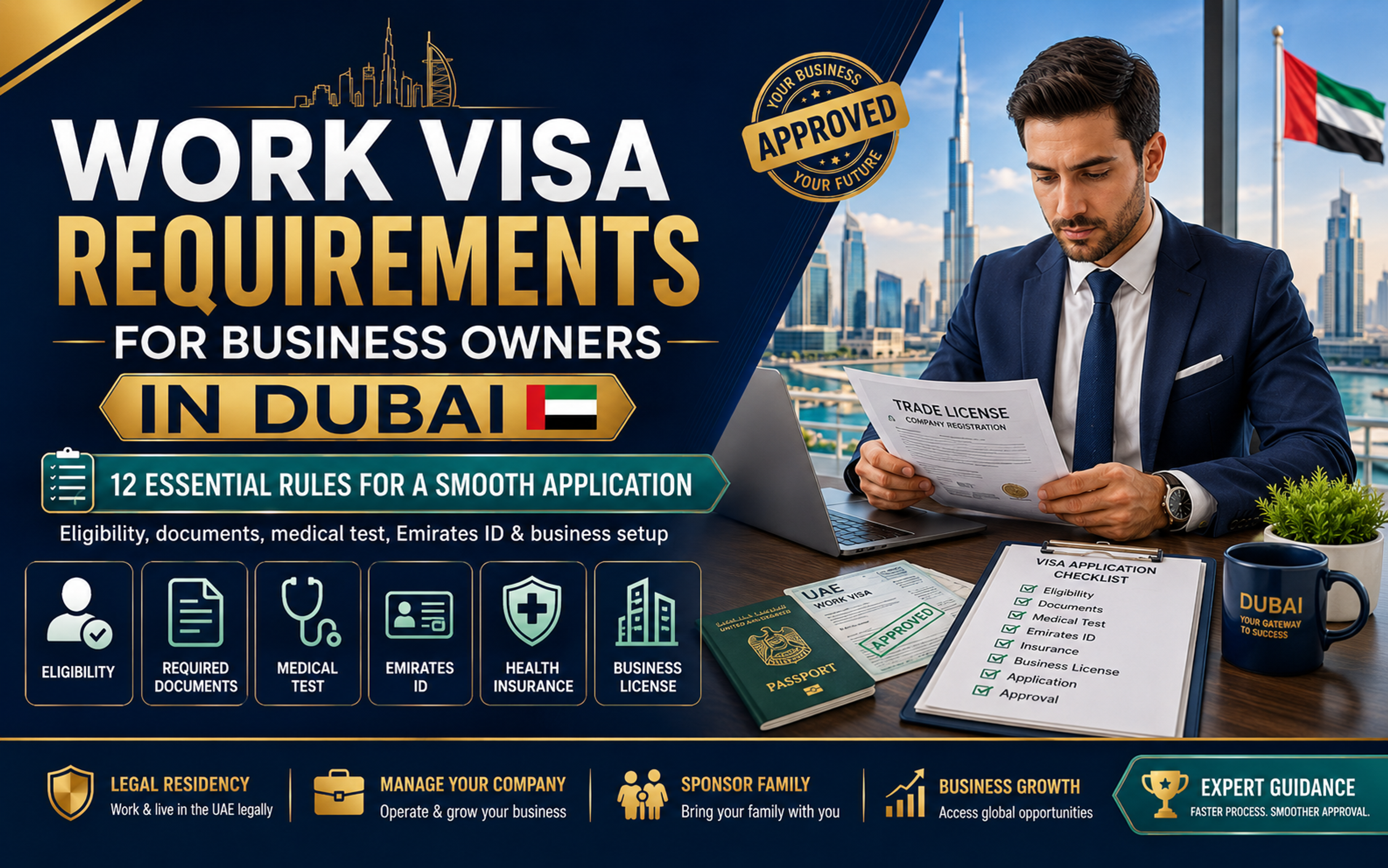 Dubai Work Visa Requirements for Business Owners