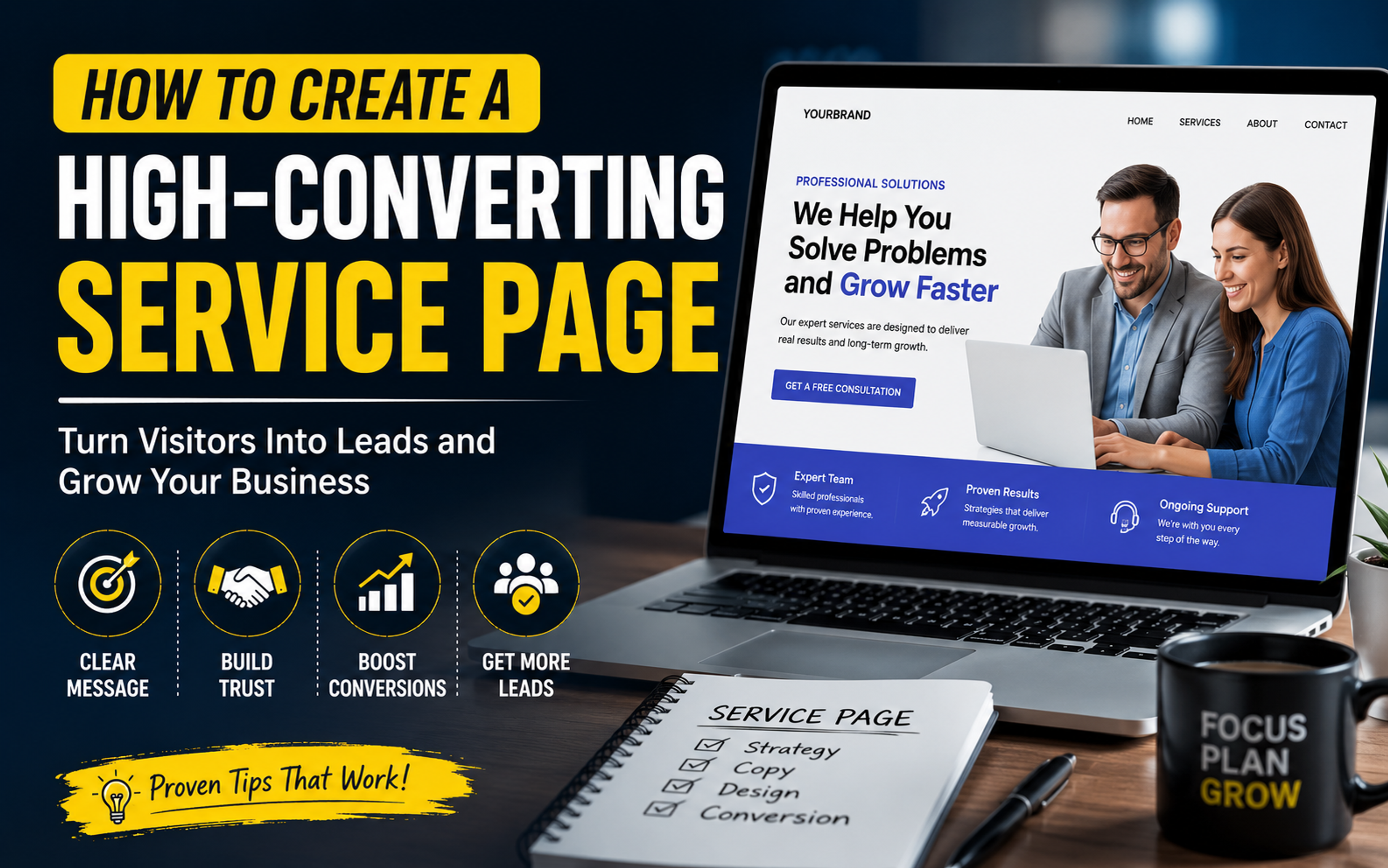 How to Create a High-Converting Service Page That Brings Better Leads