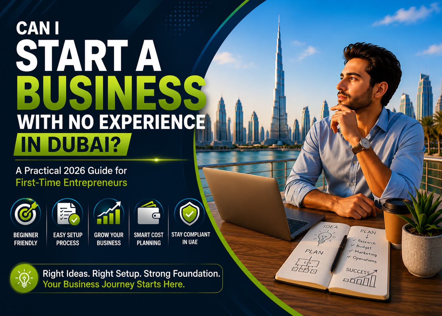 Can I Start a Business With No Experience in Dubai? 2026 Beginner's Guide