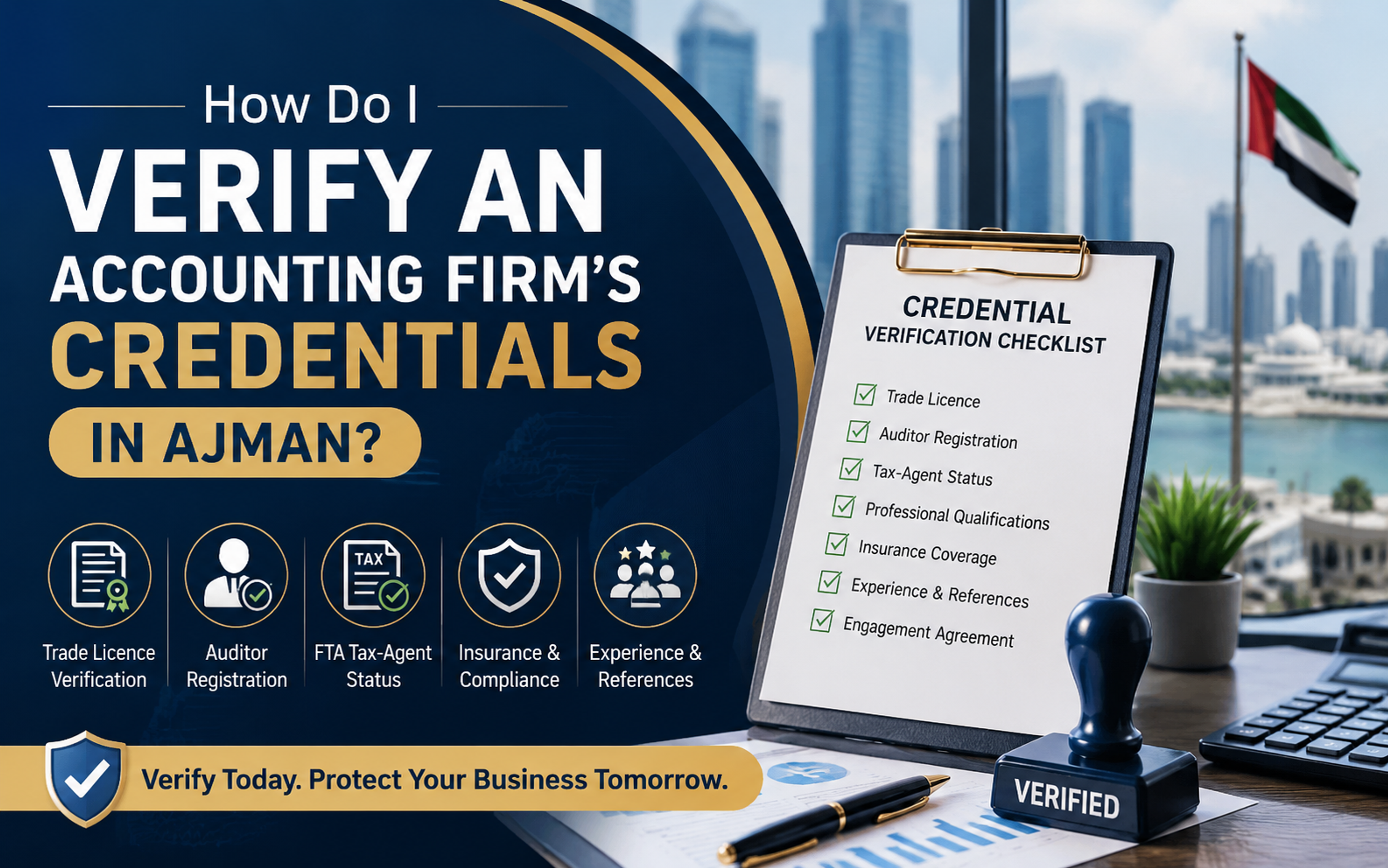 How Do I Verify an Accounting Firm’s Credentials in Ajman?