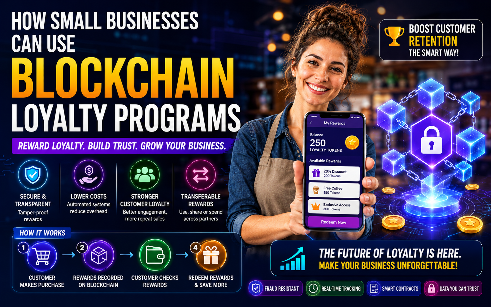 How Small Businesses Can Use Blockchain Loyalty Programs to Improve Customer Retention