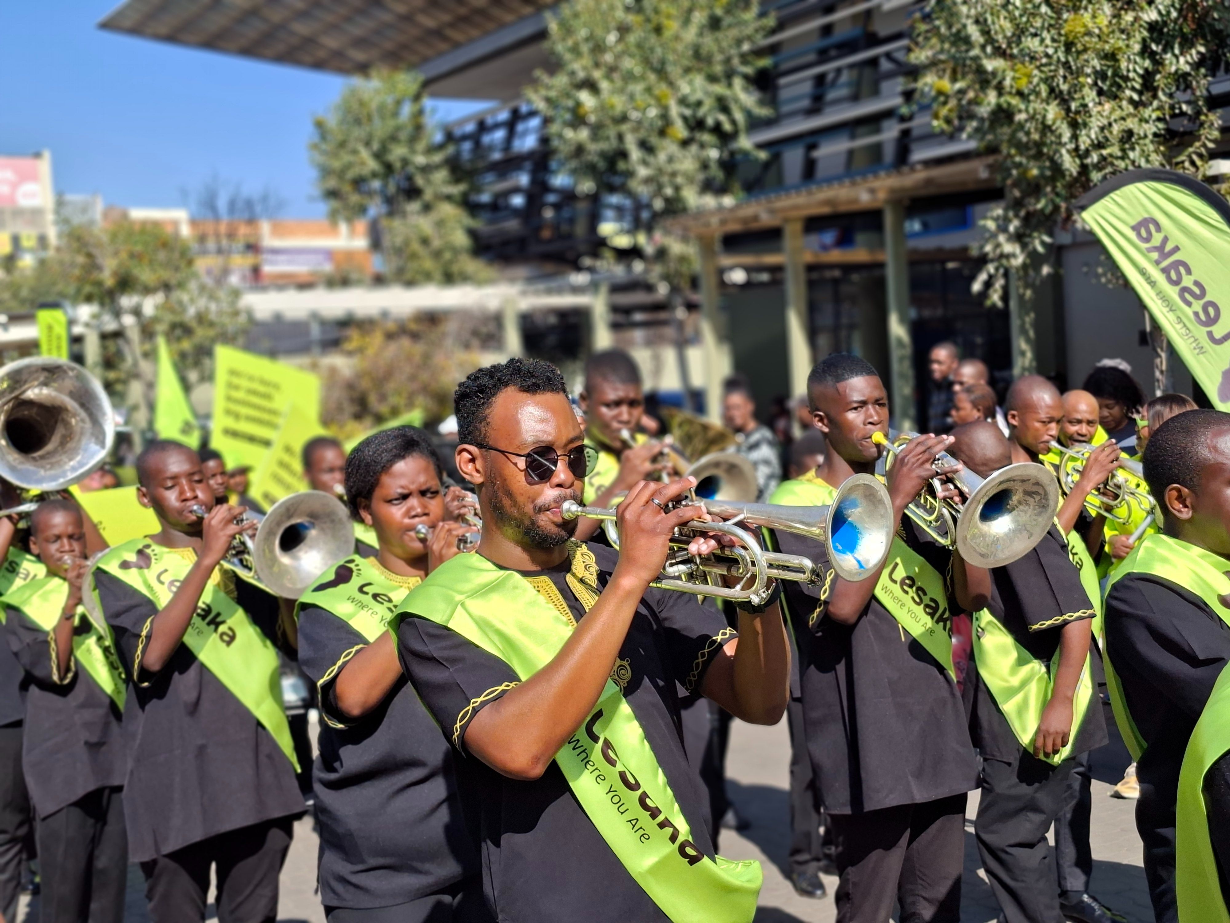 Lesaka marching band