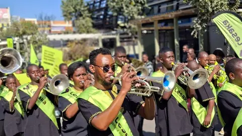 Lesaka marching band