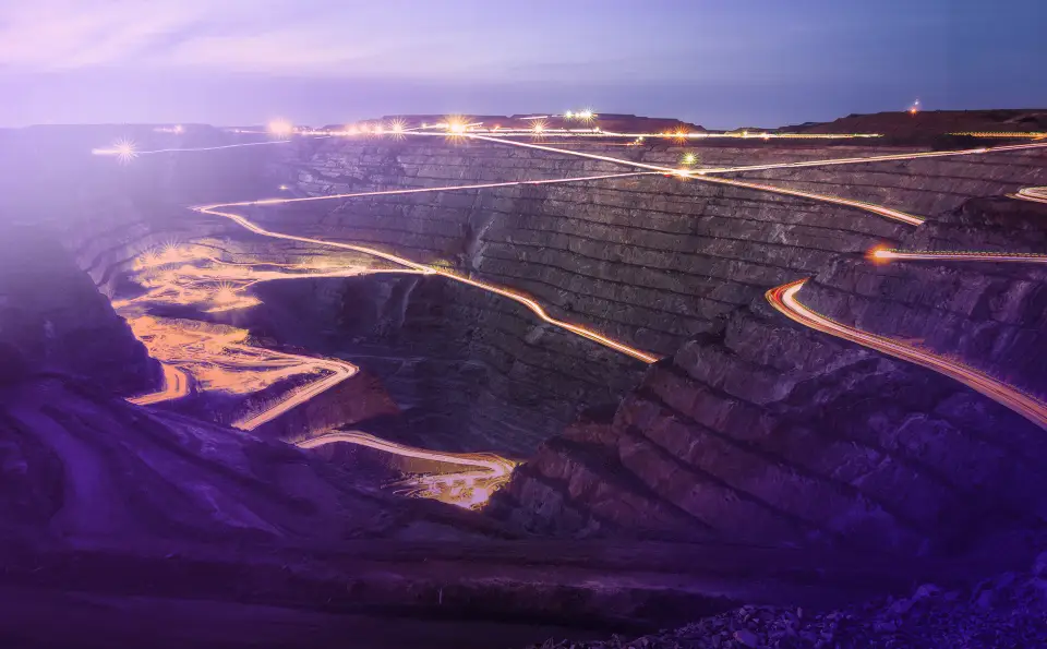 Mining ground layout