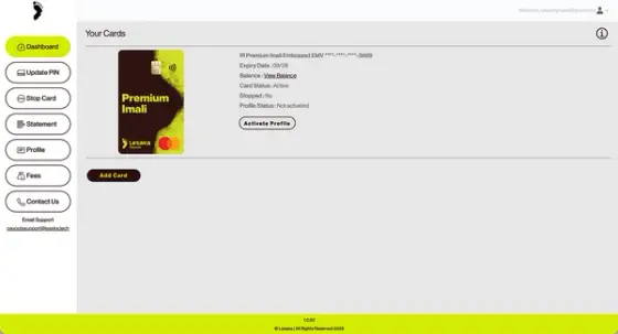 Activate your profile