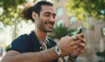 Lesaka customer smiling
