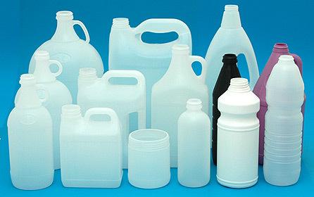 Hình 3: các dạng vỏ chai nhựa HDPE thường gặp