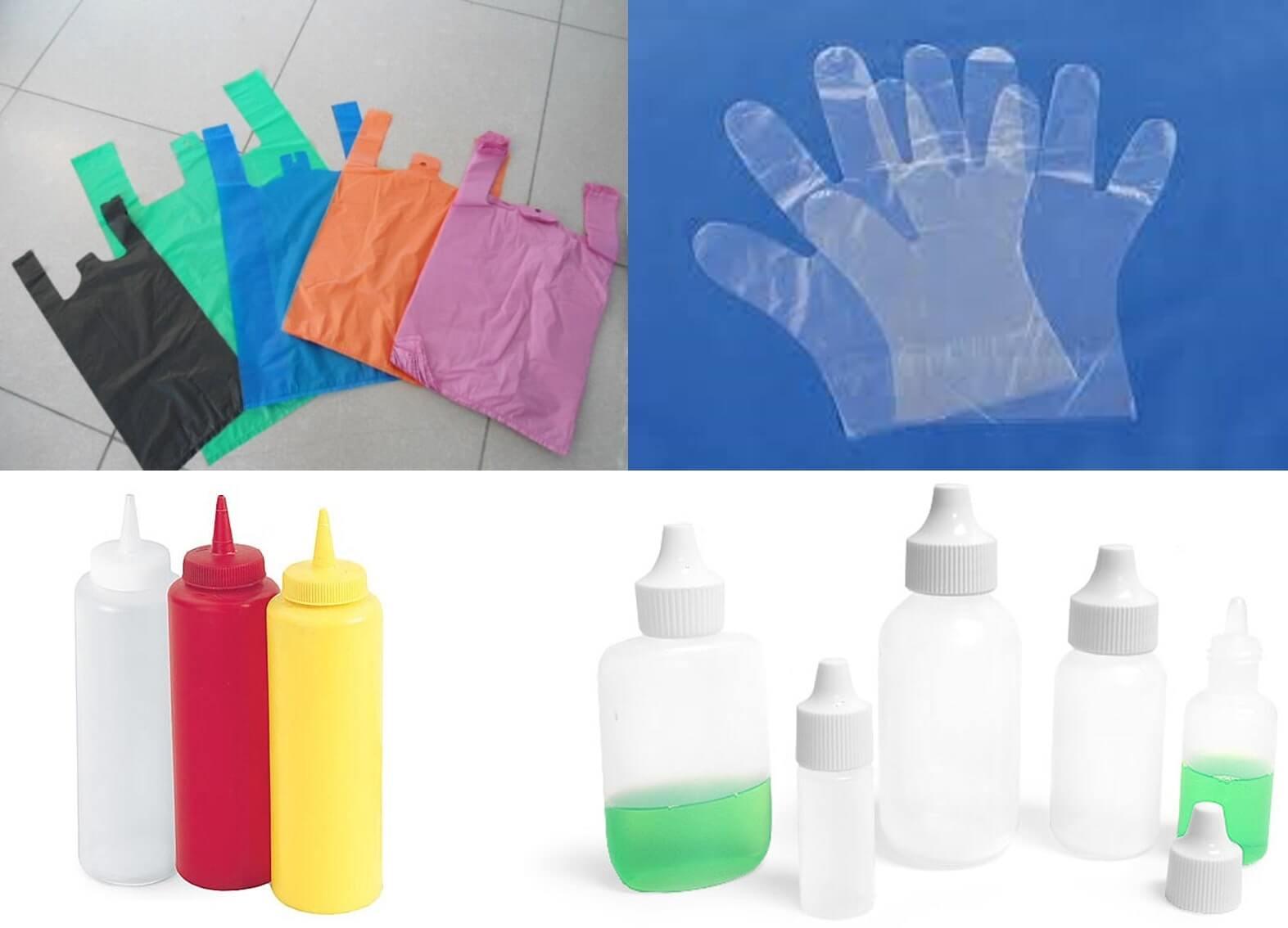 Hình 5: Một số sản phẩm nhựa LDPE thường gặp.