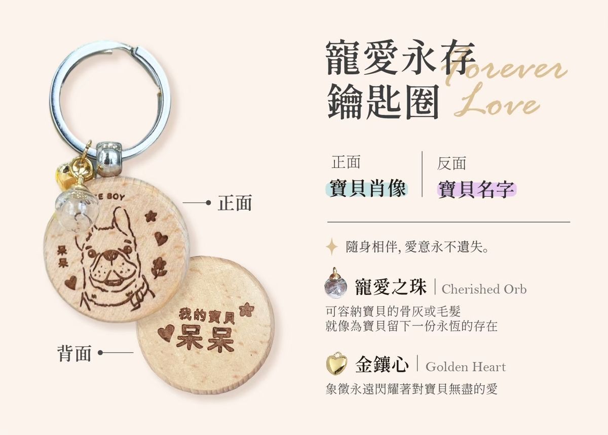 寵愛永存鑰匙圈