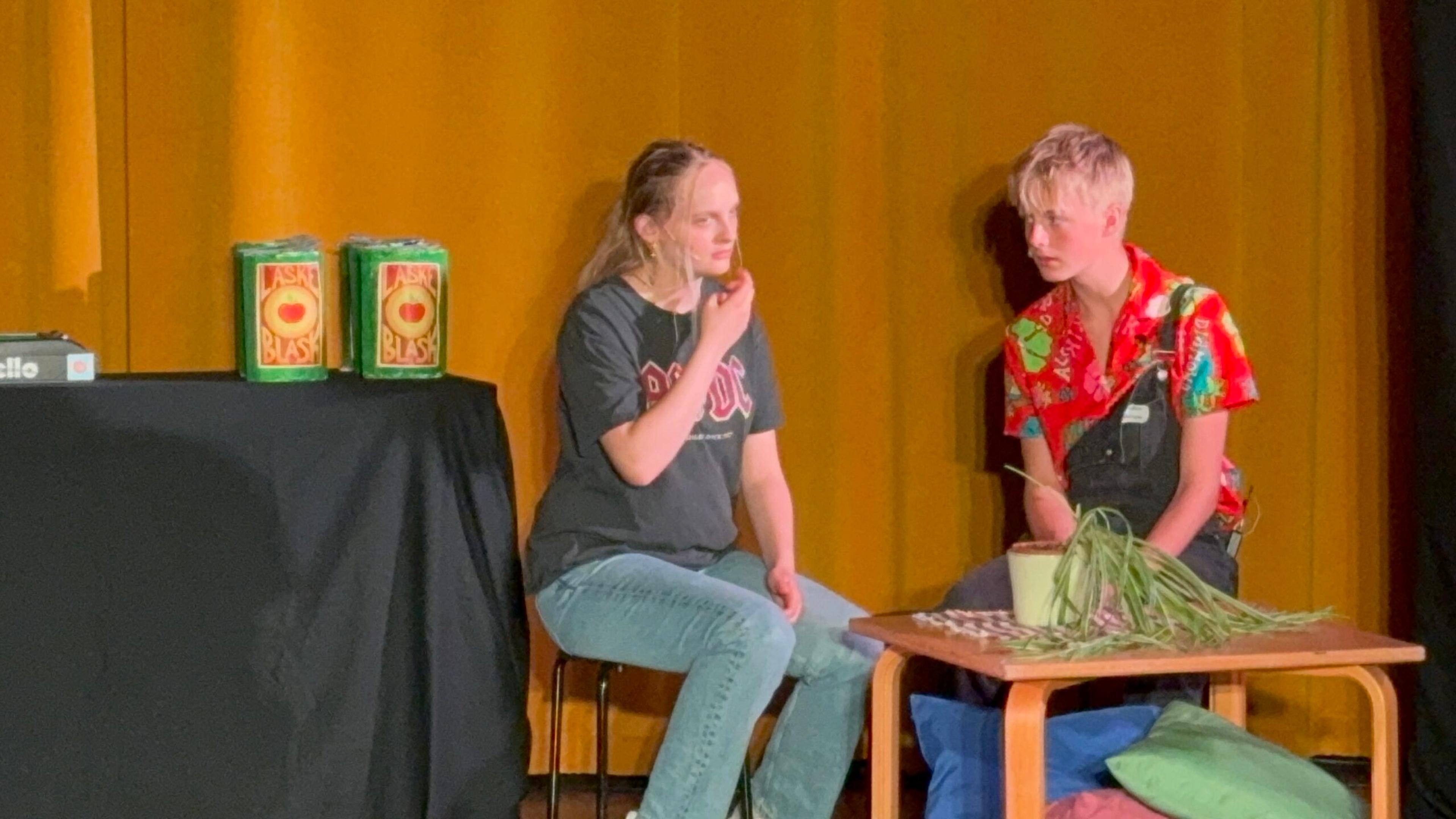 Bild från föreställningen Gården