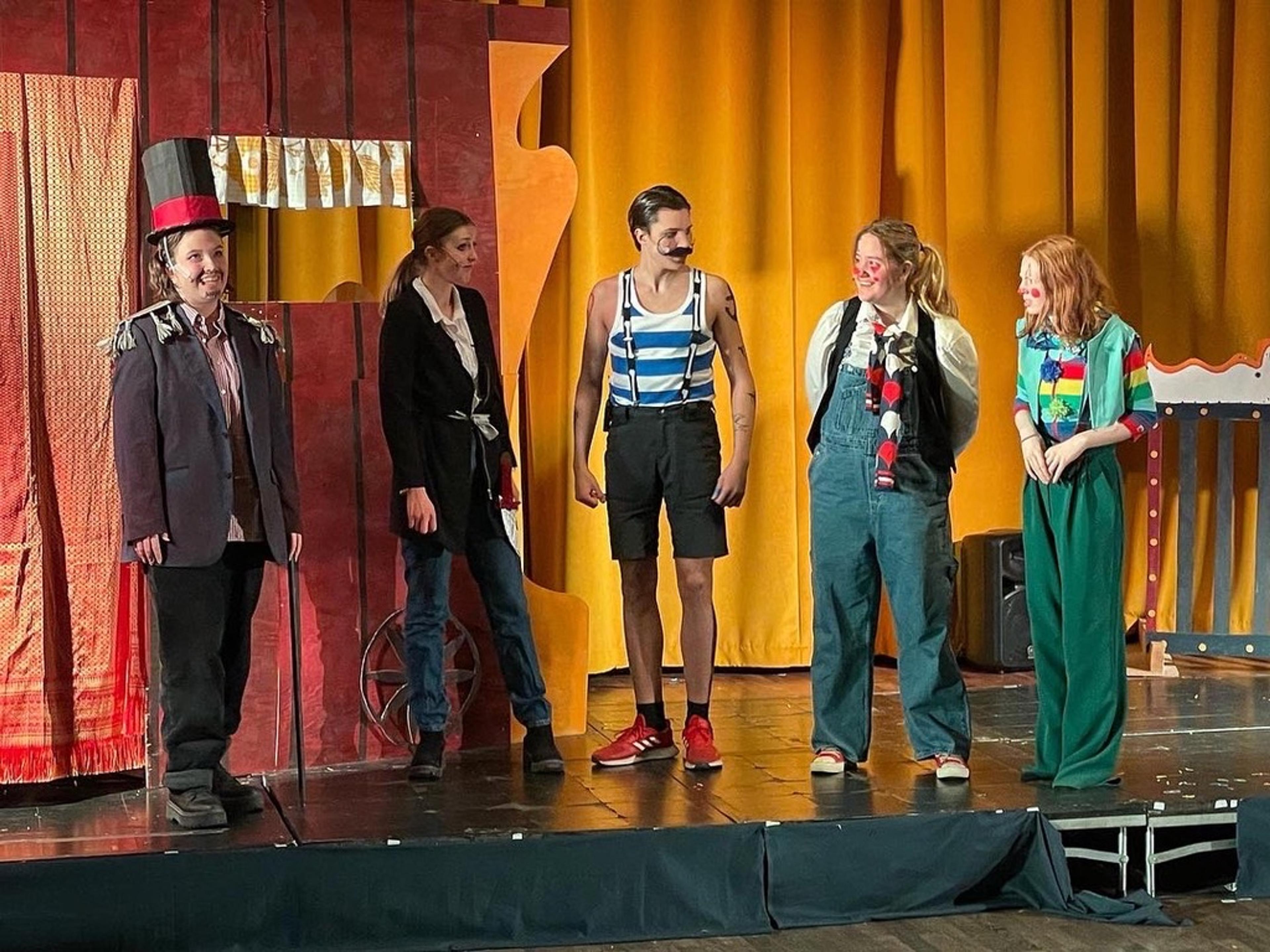 Bild från föreställningen Cirkus Olof