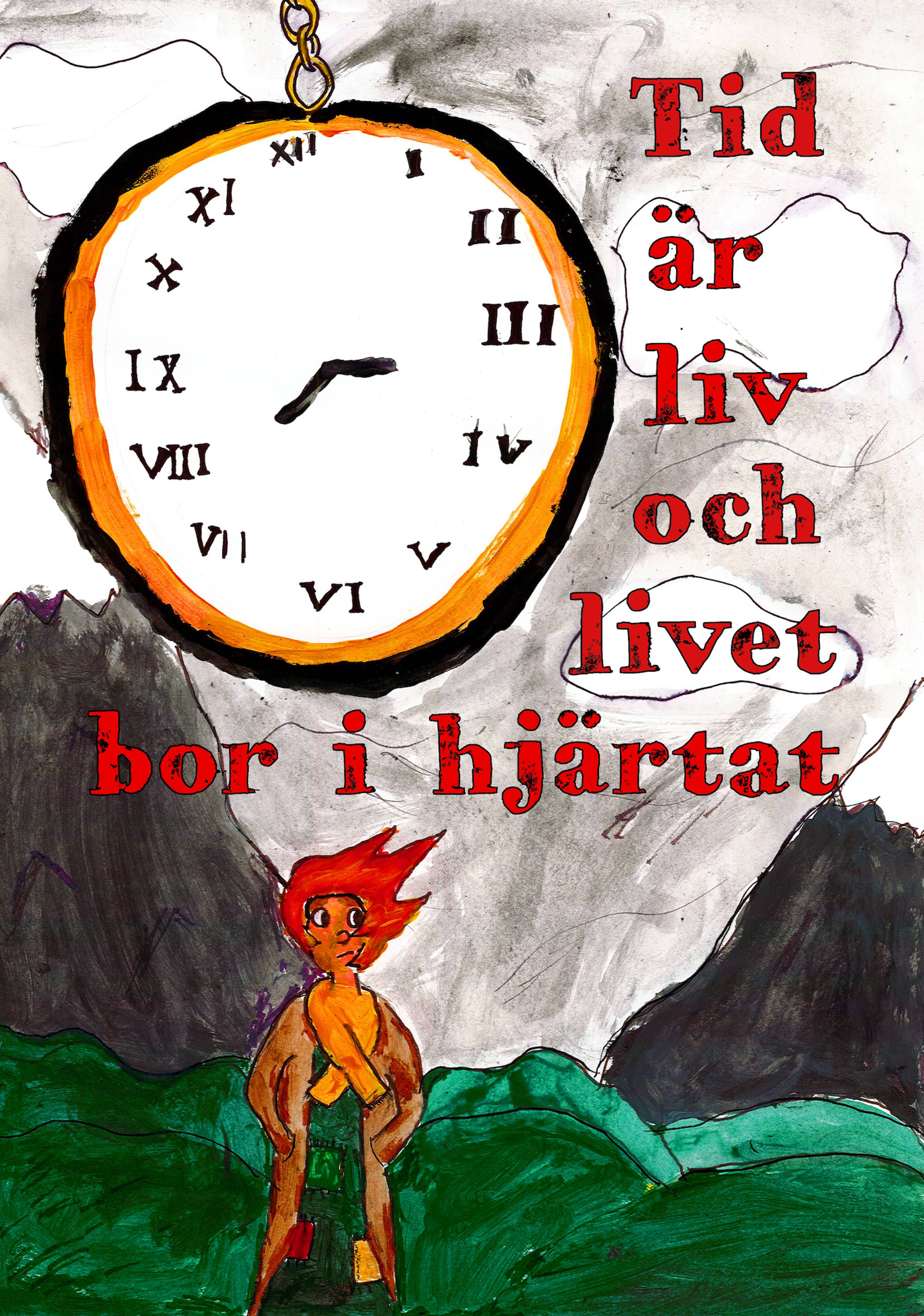 Bild från föreställningen Tid är liv och livet bor i hjärtat
