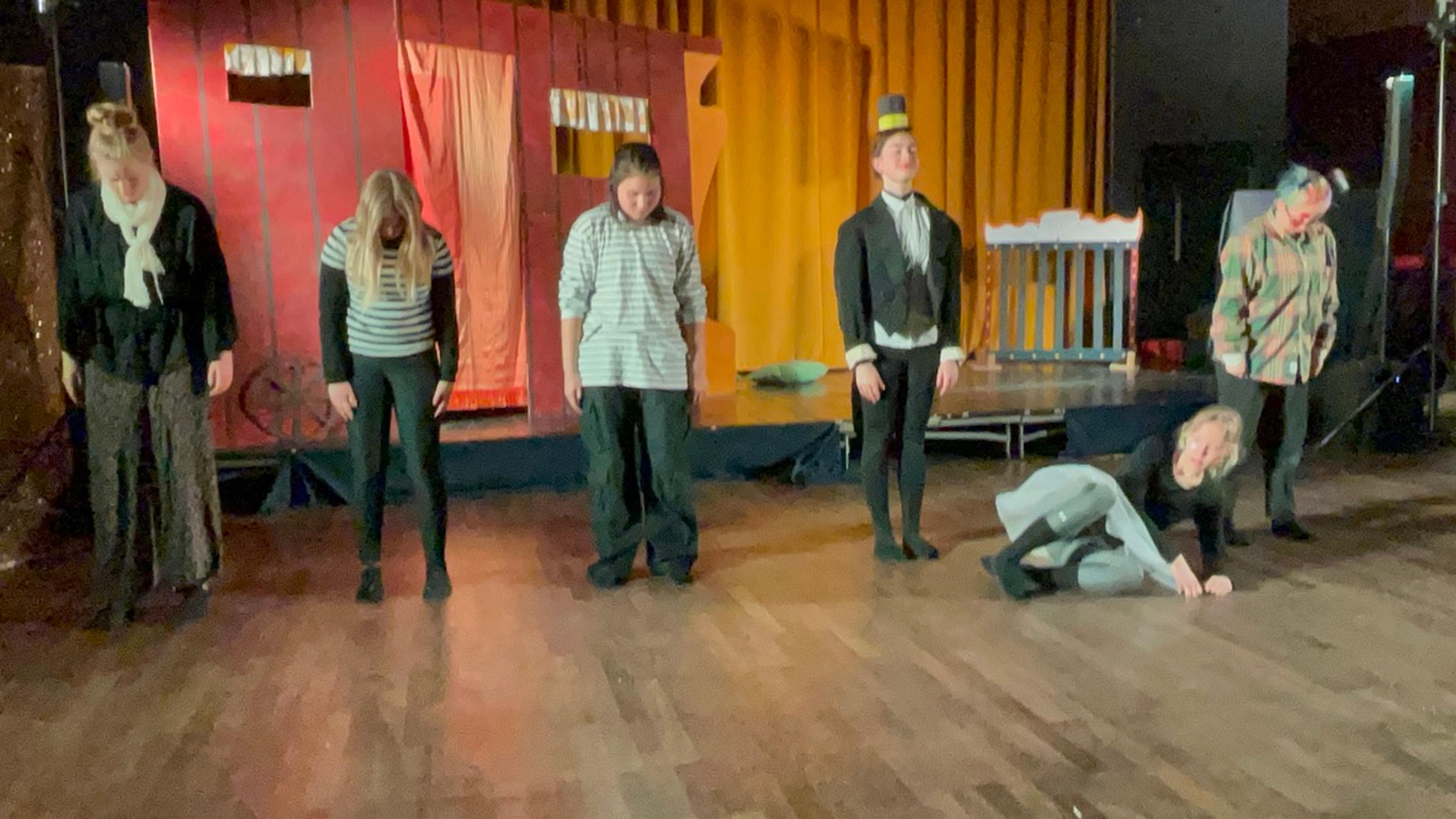 Bild från föreställningen Cirkus Olof