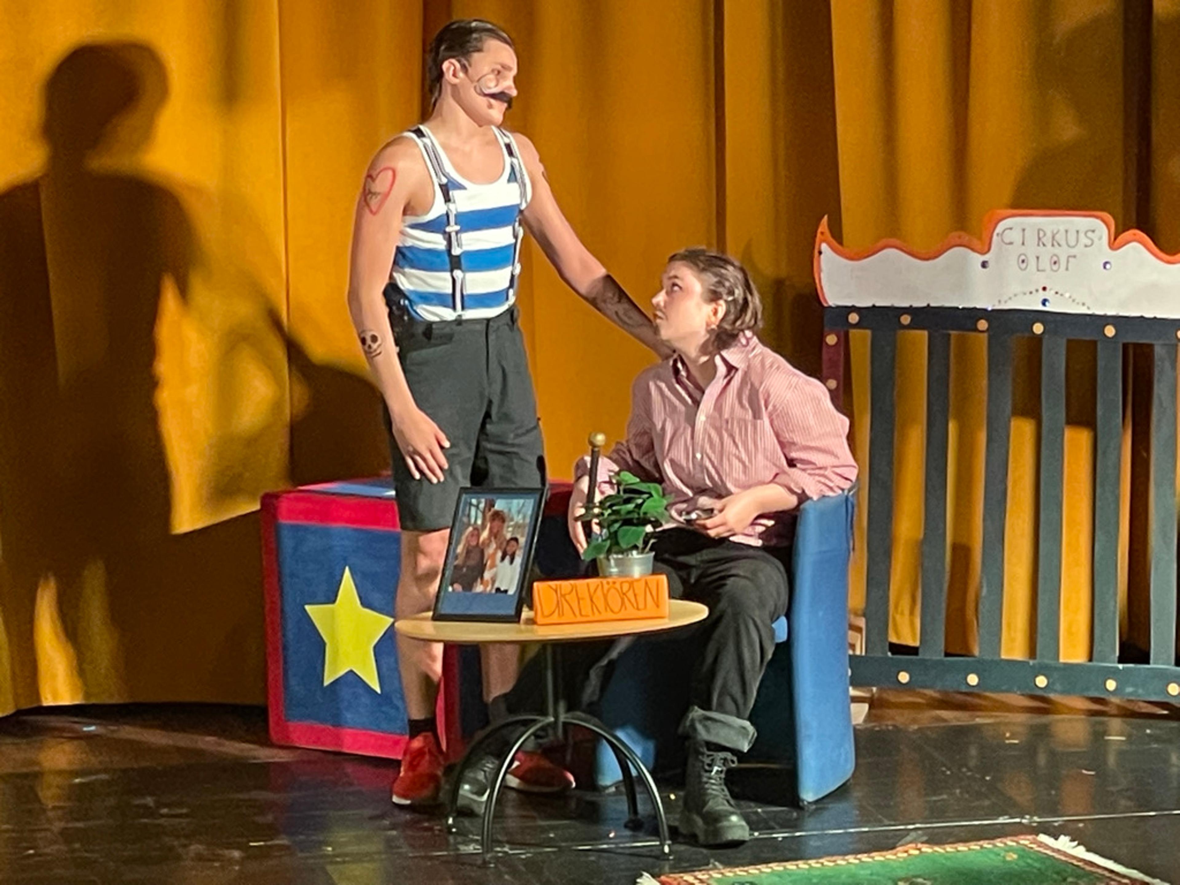 Bild från föreställningen Cirkus Olof
