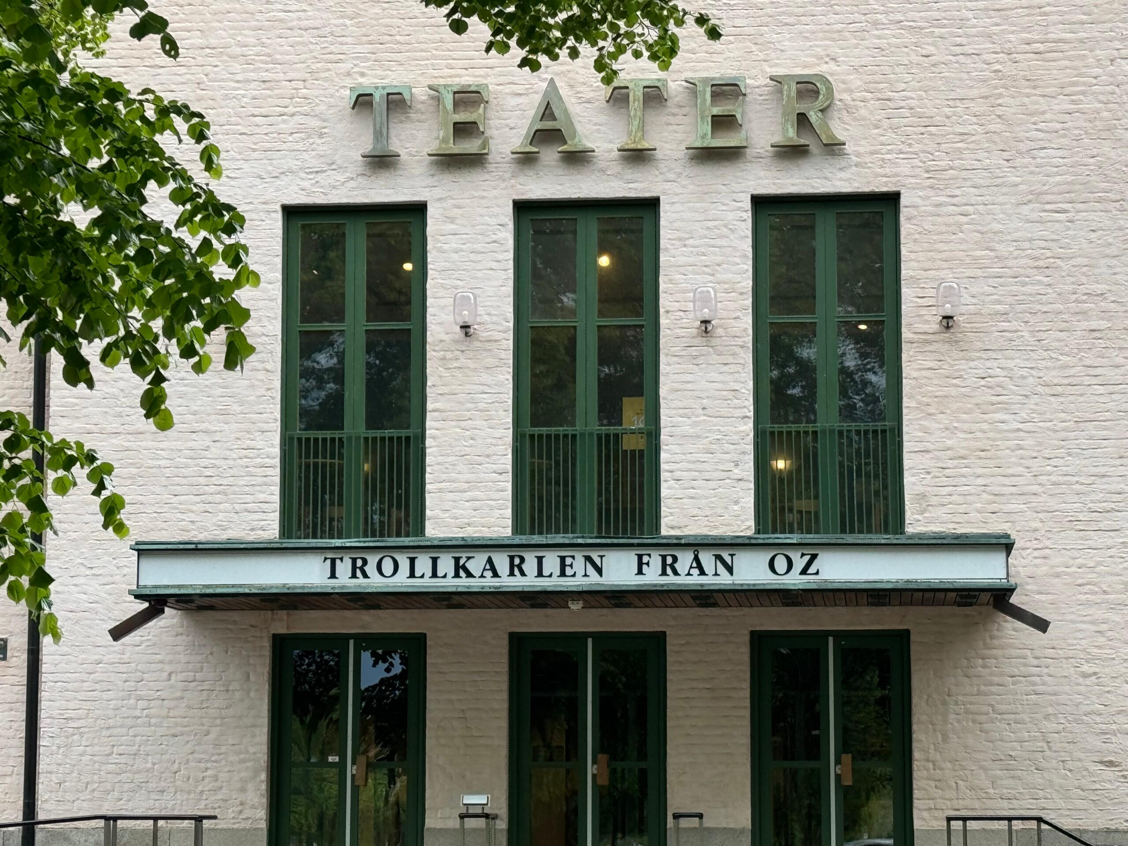 Bild från föreställningen Trollkarlen från Oz