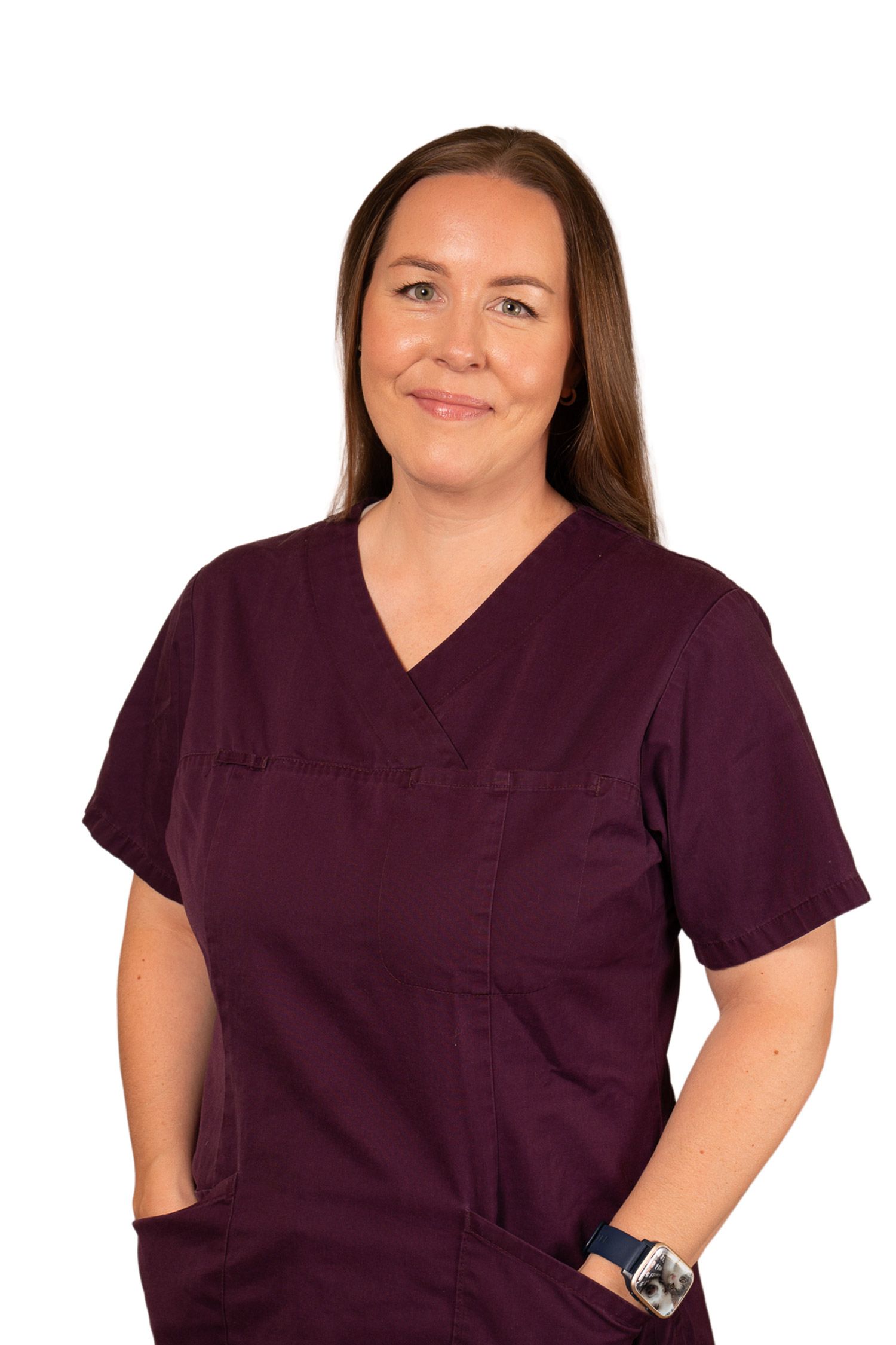 Cecilie Brynilsen, dyrepleier ved Tønsberg Dyreklinikk