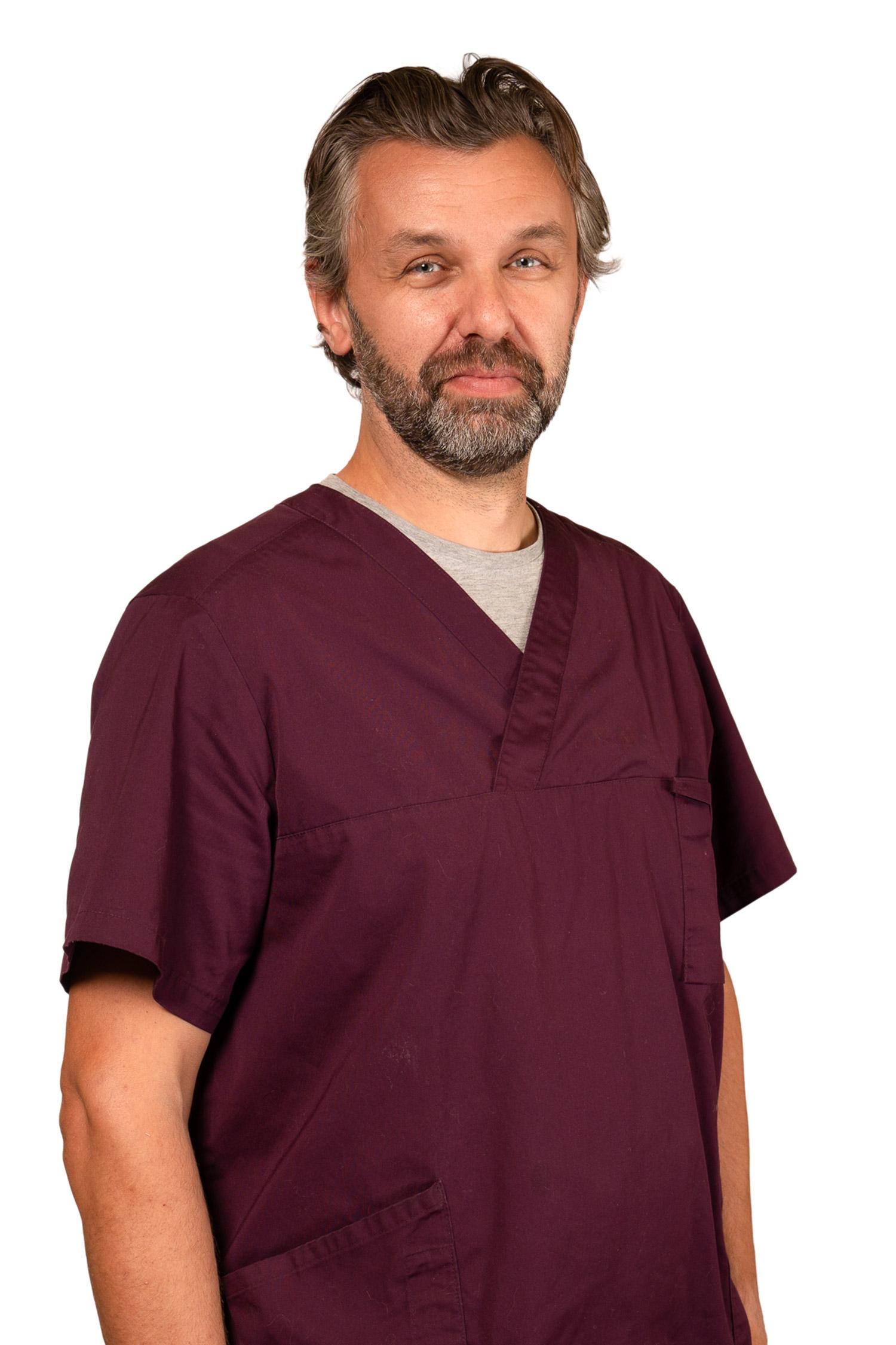 Michal Kyllar, veterinær ved Tønsberg Dyreklinikk