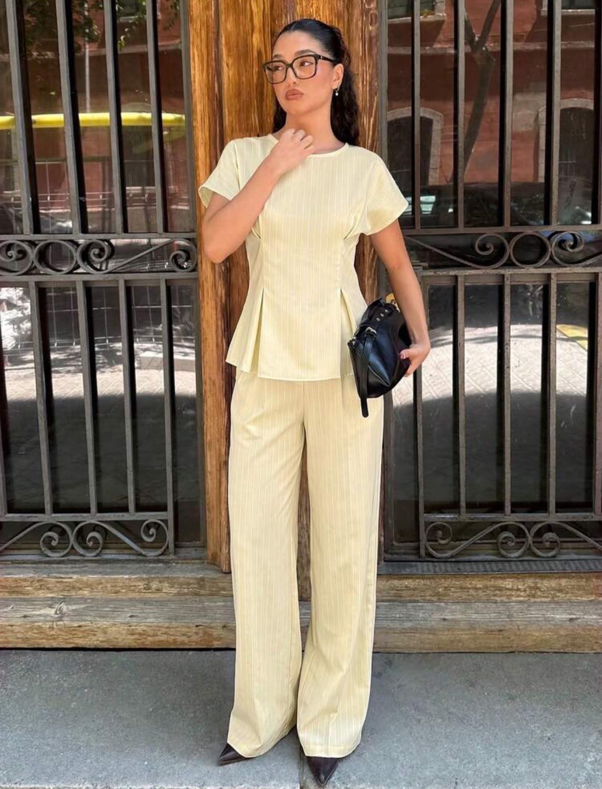 Casual two-piece pants set
