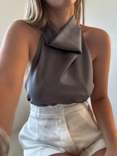Blusa Zara espalda descubierta