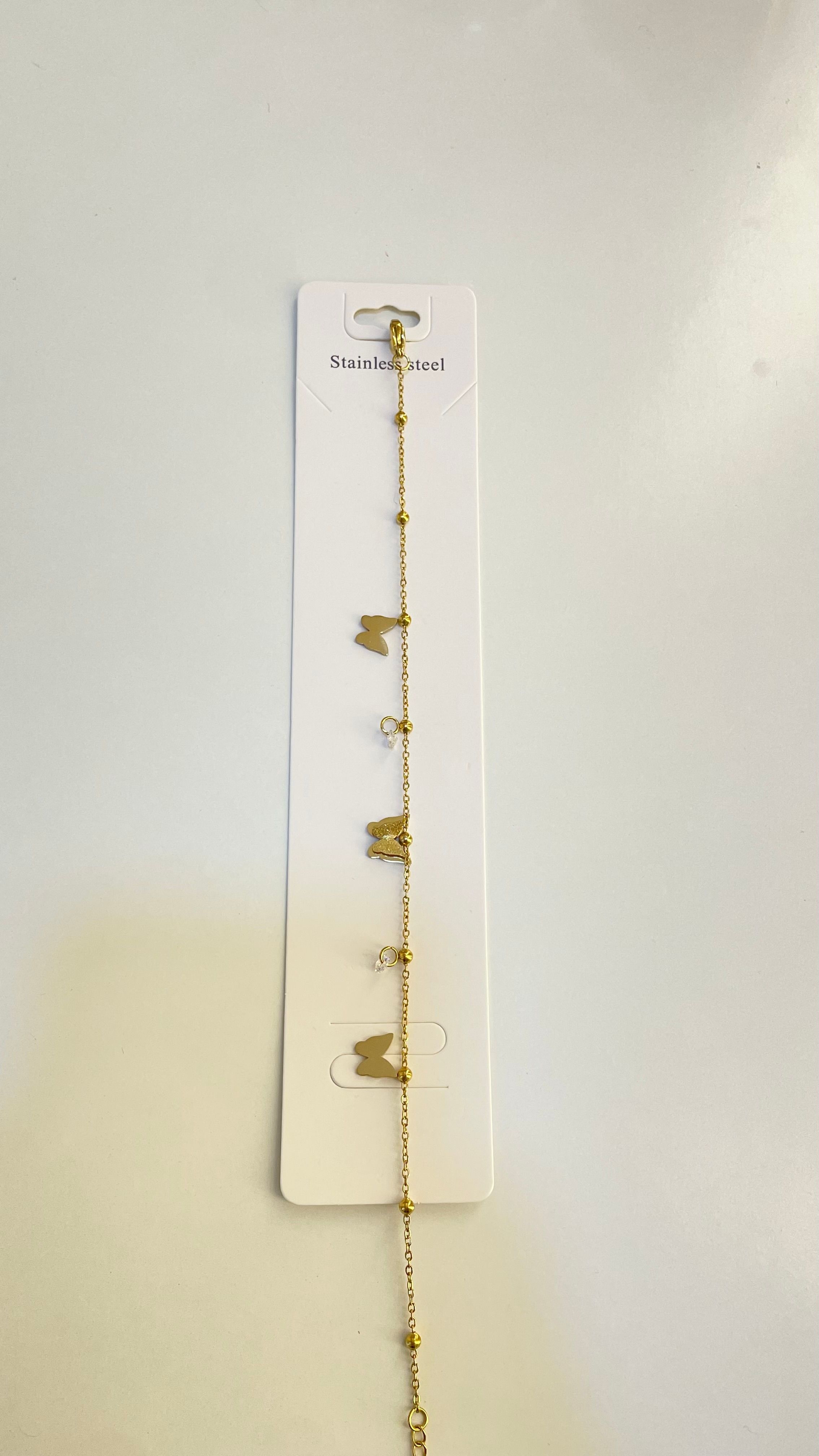 Pulsera con diseño de mariposa