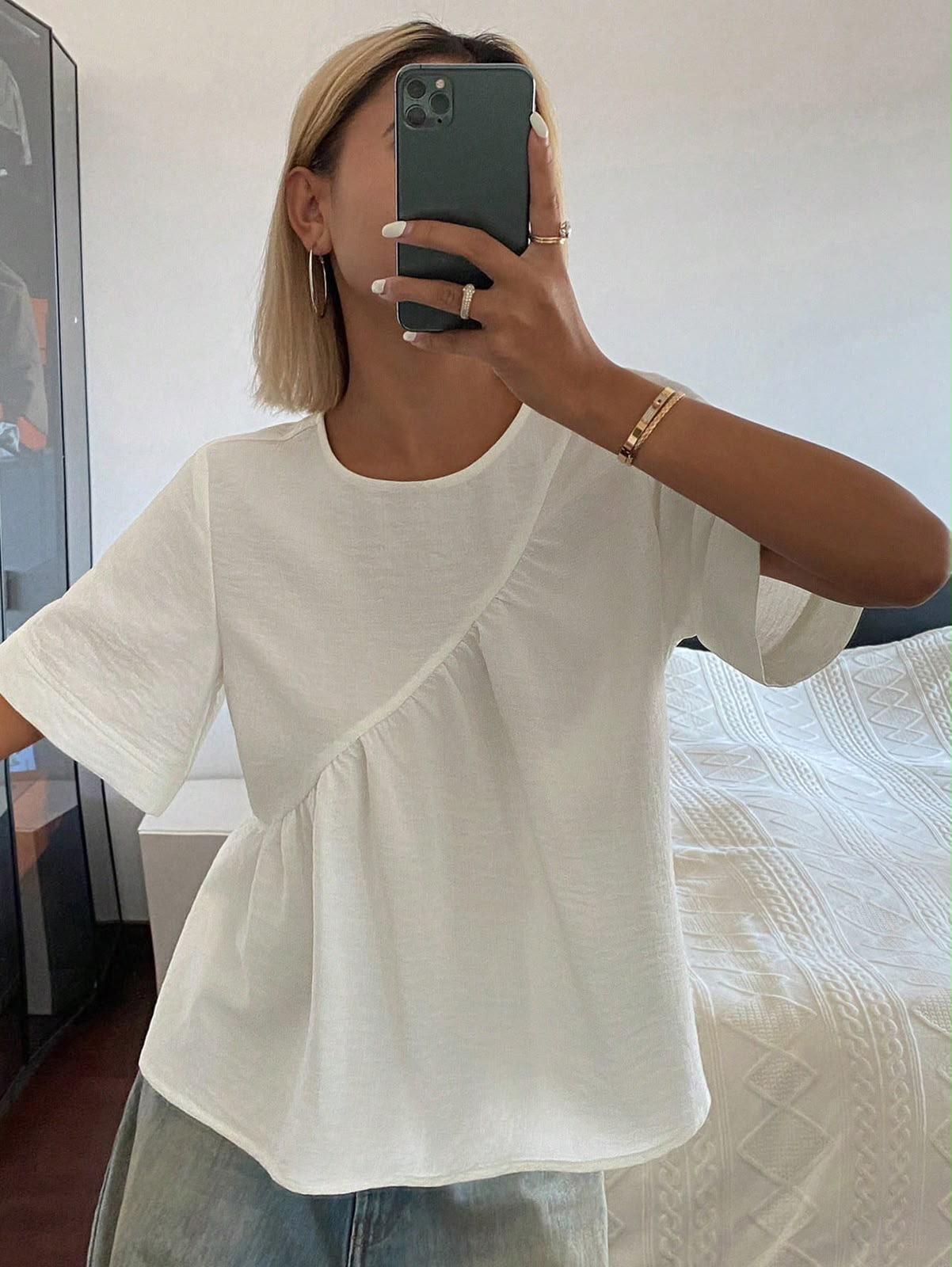 Casual white shirt