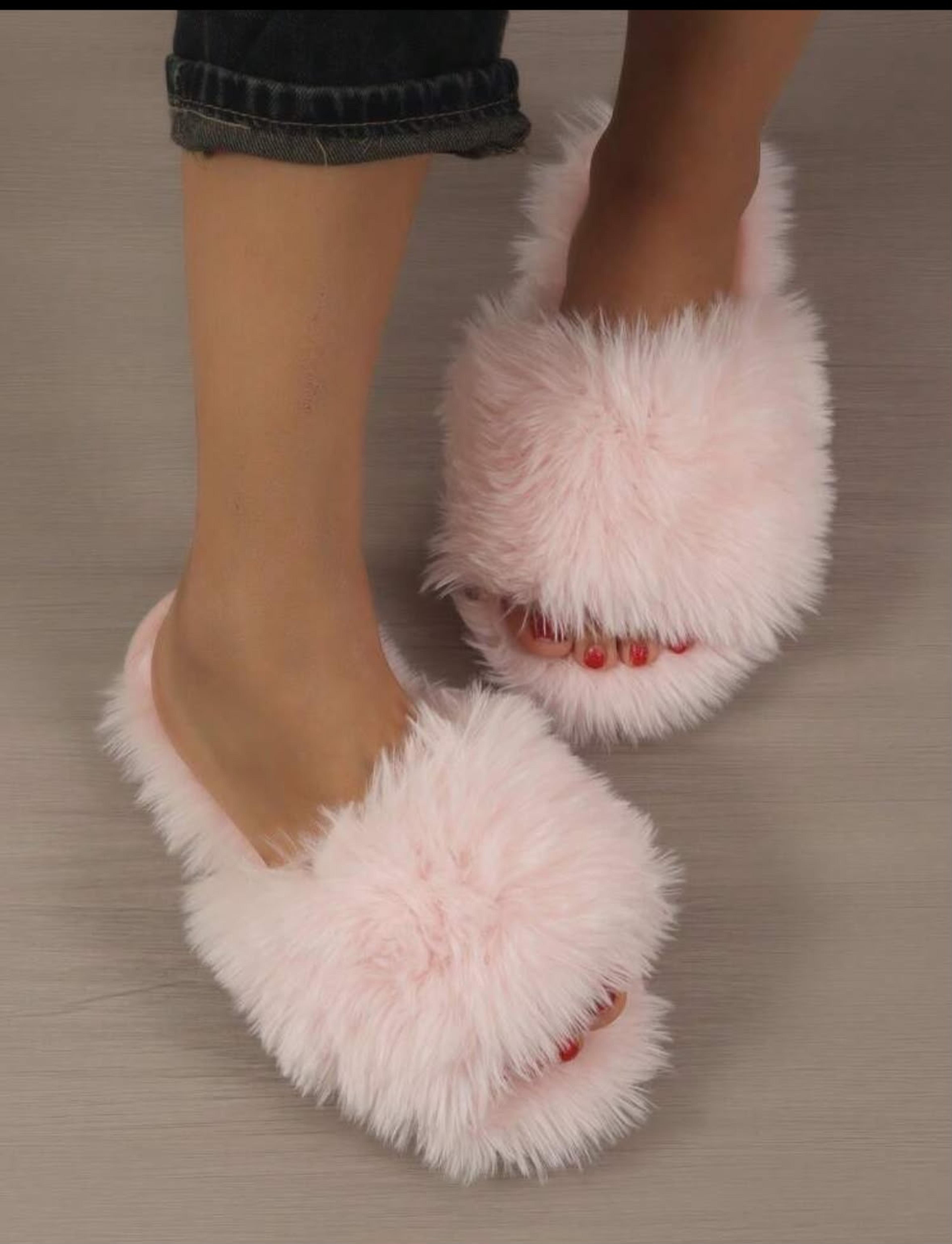 Pantuflas rosadas