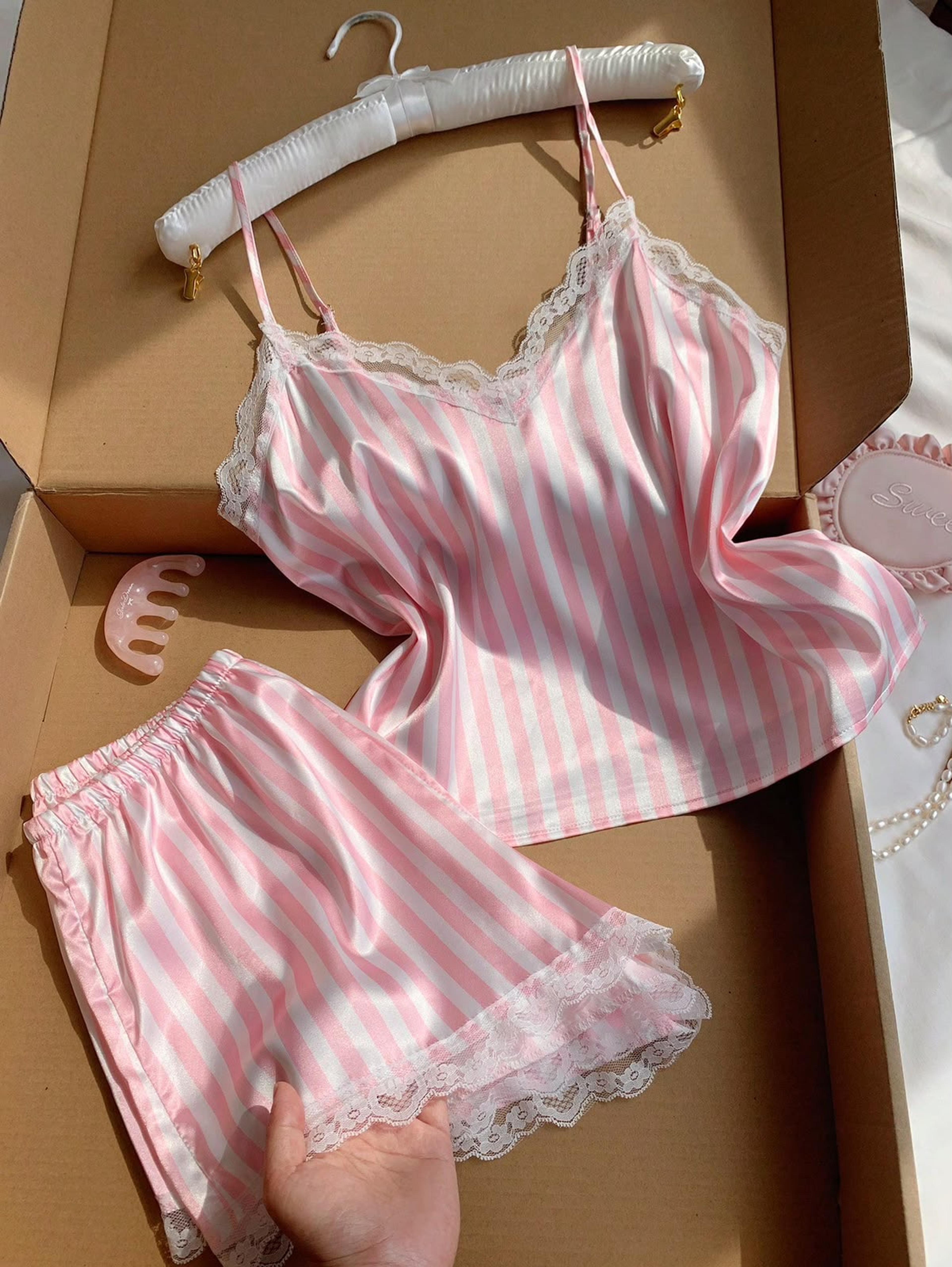 White lace pajamas view 2