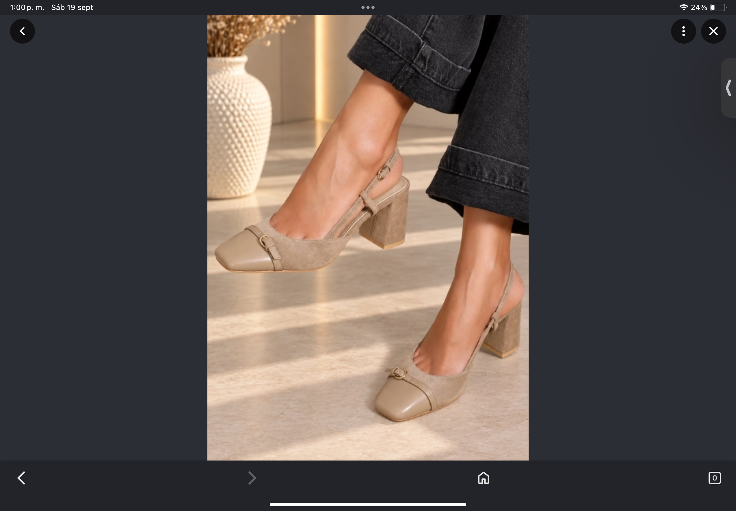 Tacones elegantess vista 2