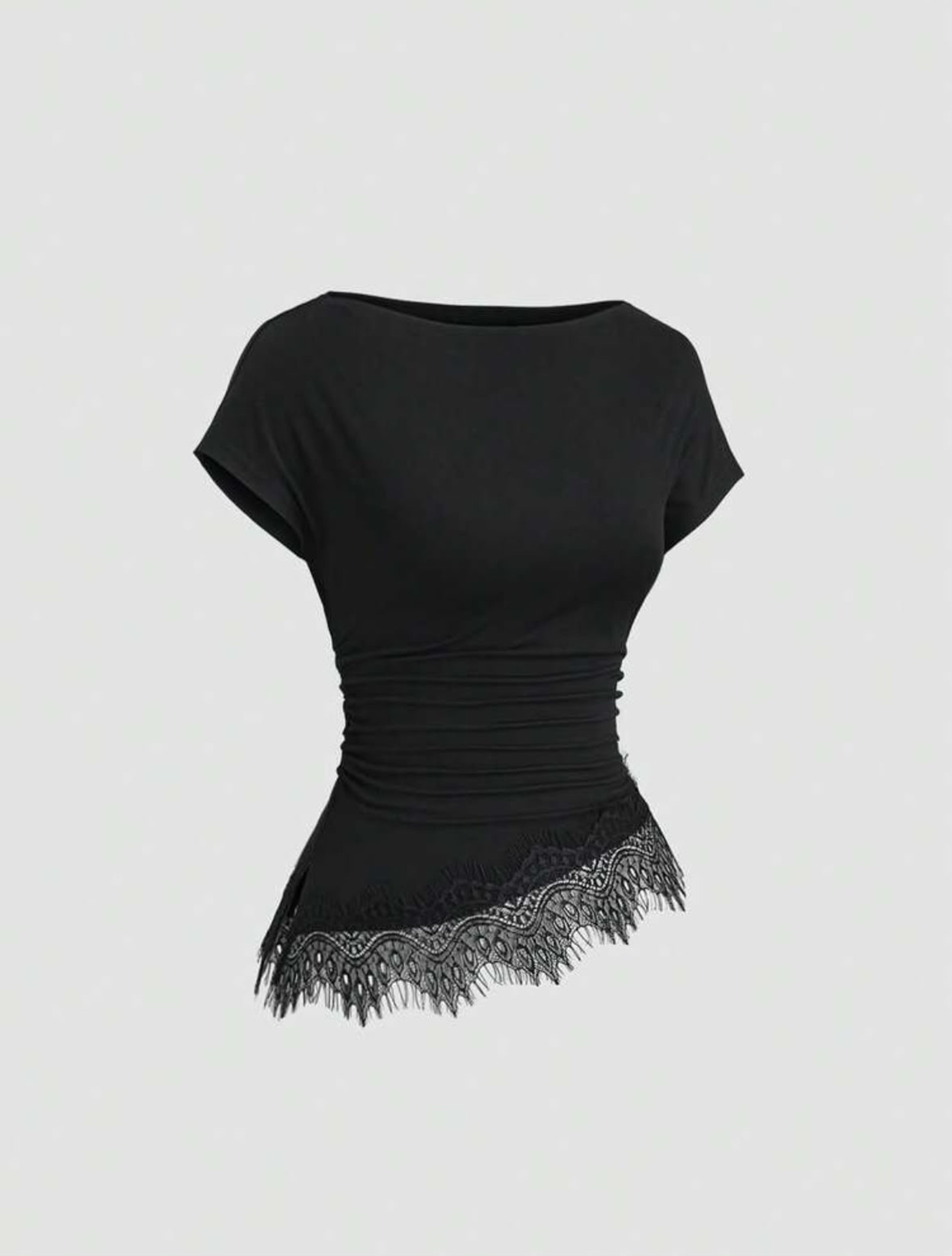 Casual bottom lace shirt