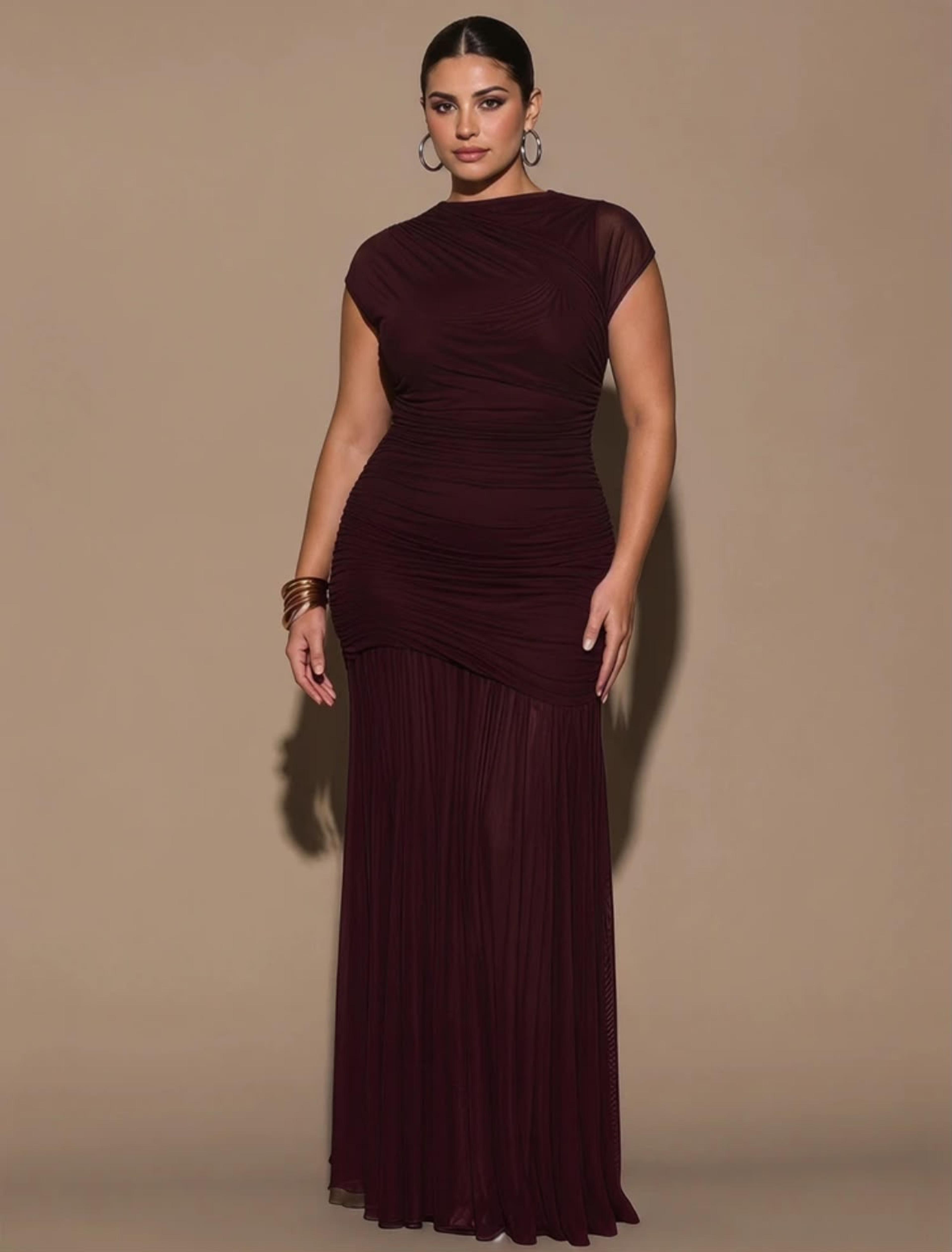 Elegant long formal dress — alternate view