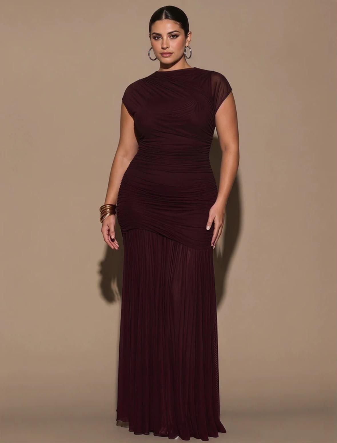 Elegant long formal dress — alternate view