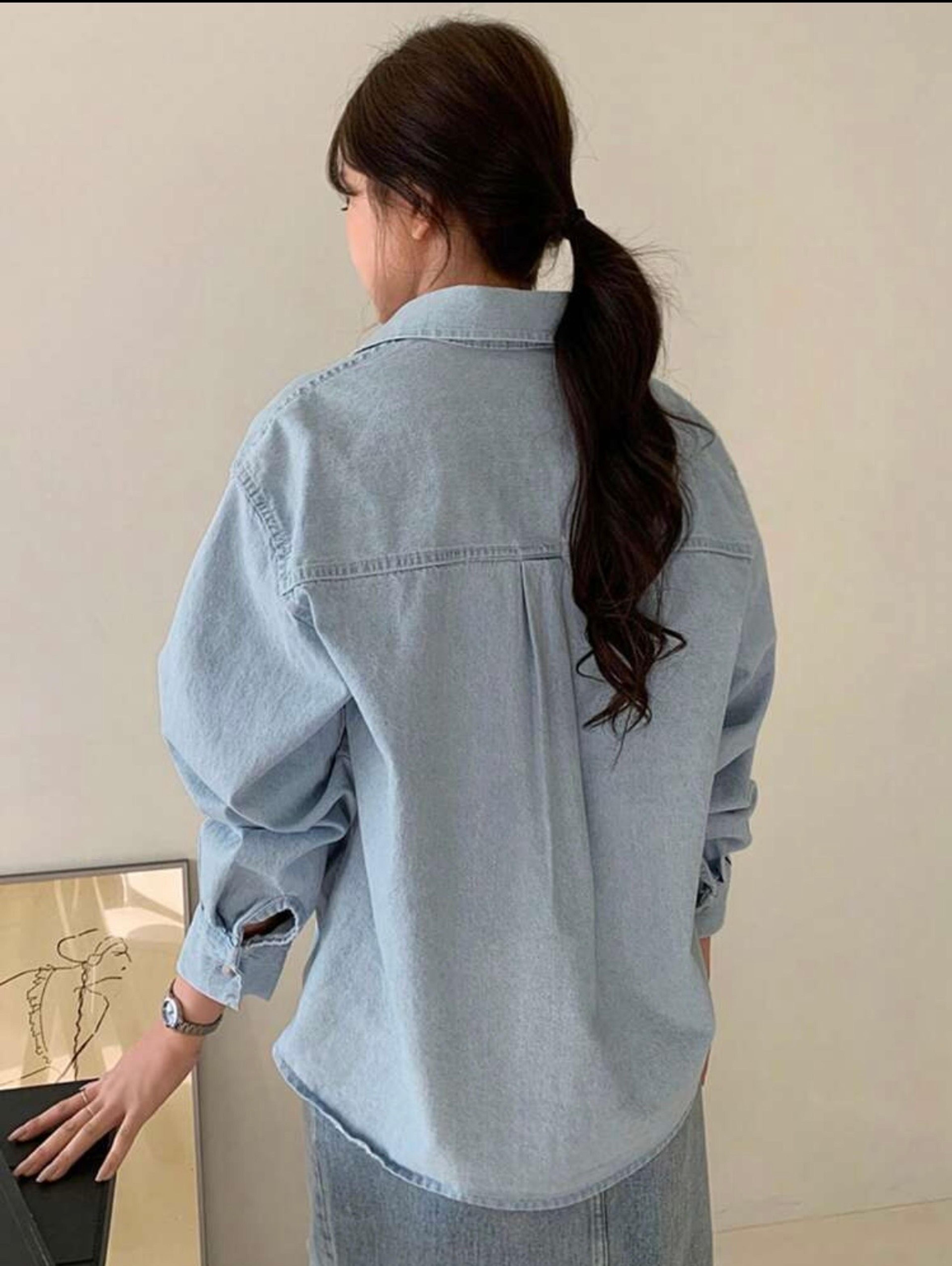 Camisa de botones Denim vista 2