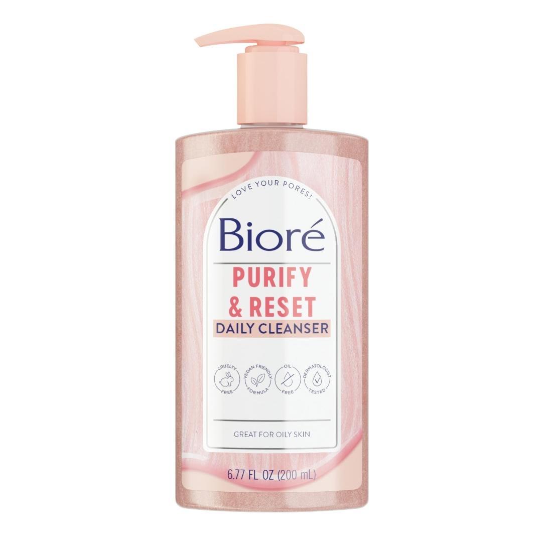 Bioré purify and reset Daily facial cleanser