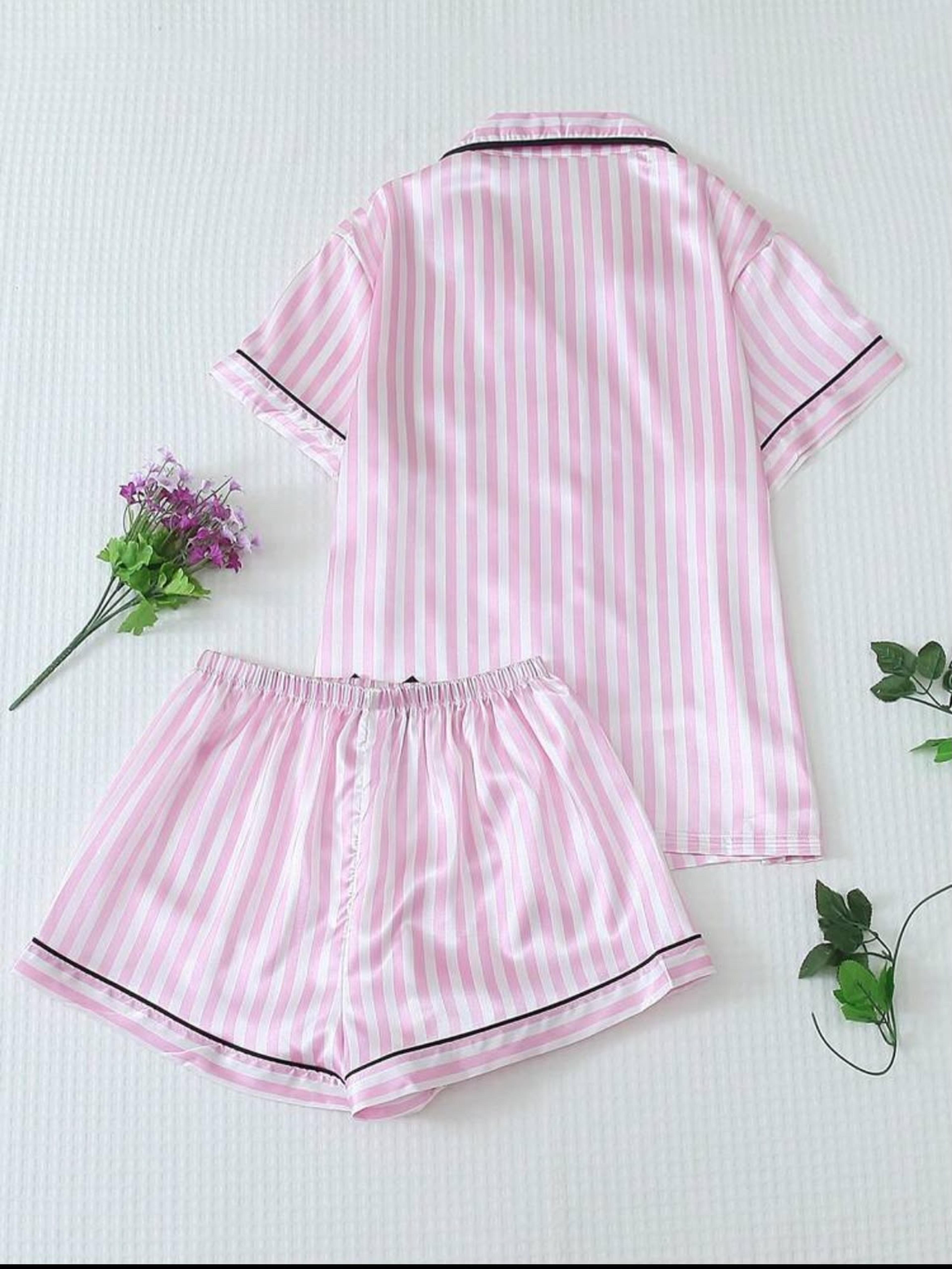 Pijama de rayas rosita vista 2