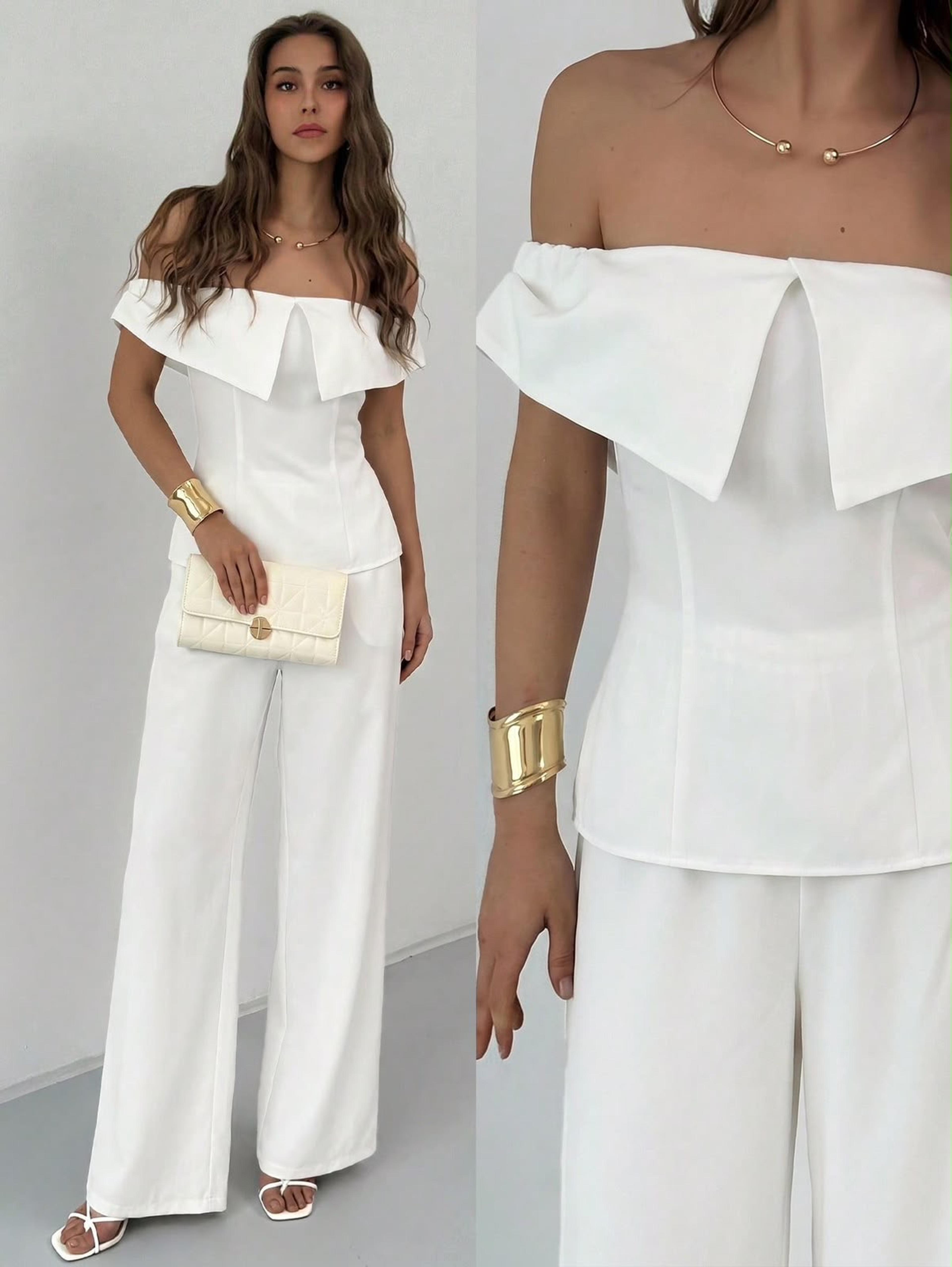 conjunto de dos piezas camisa elegante vista 1