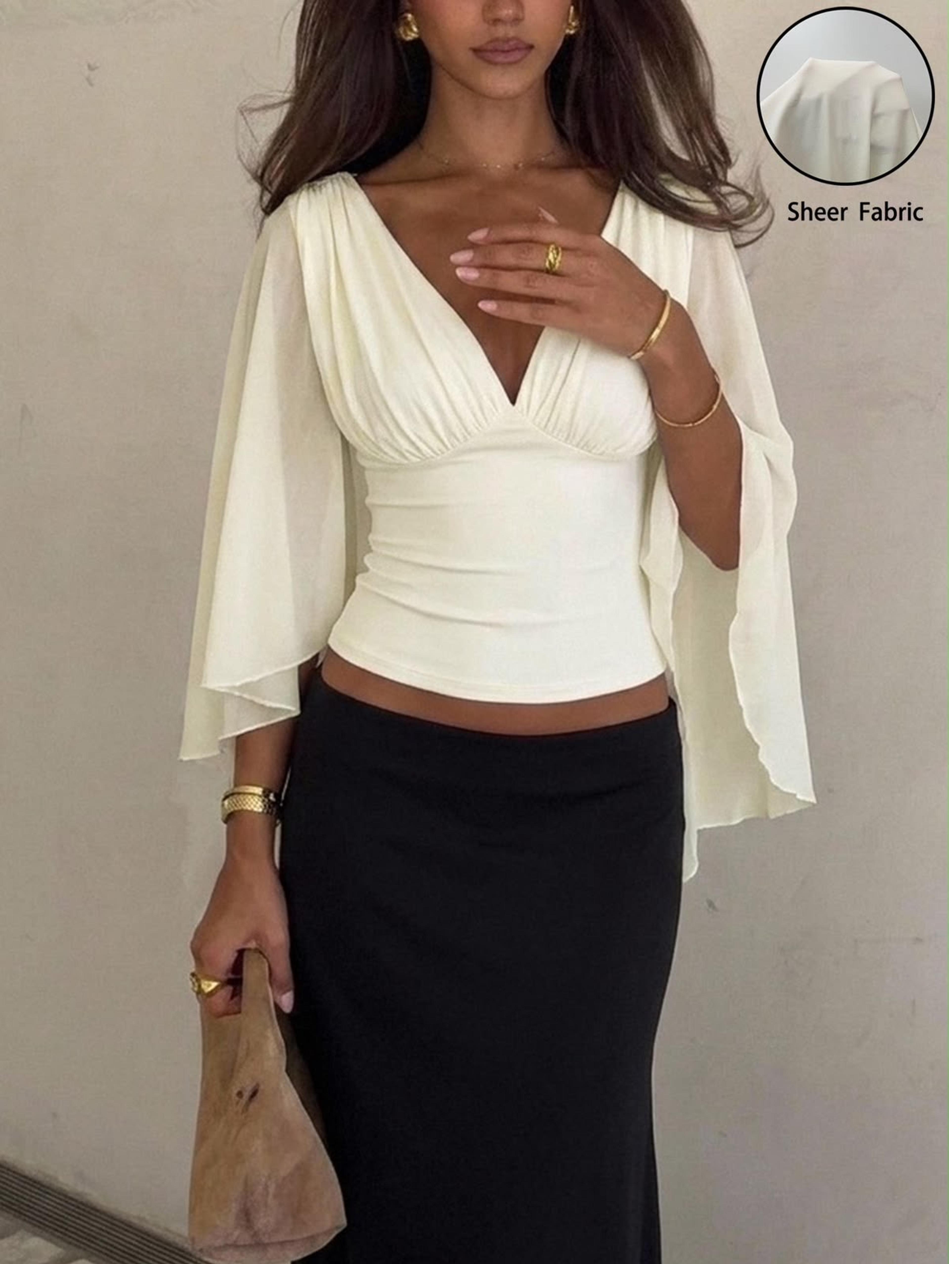 Elegant shirt with sleeves view 2