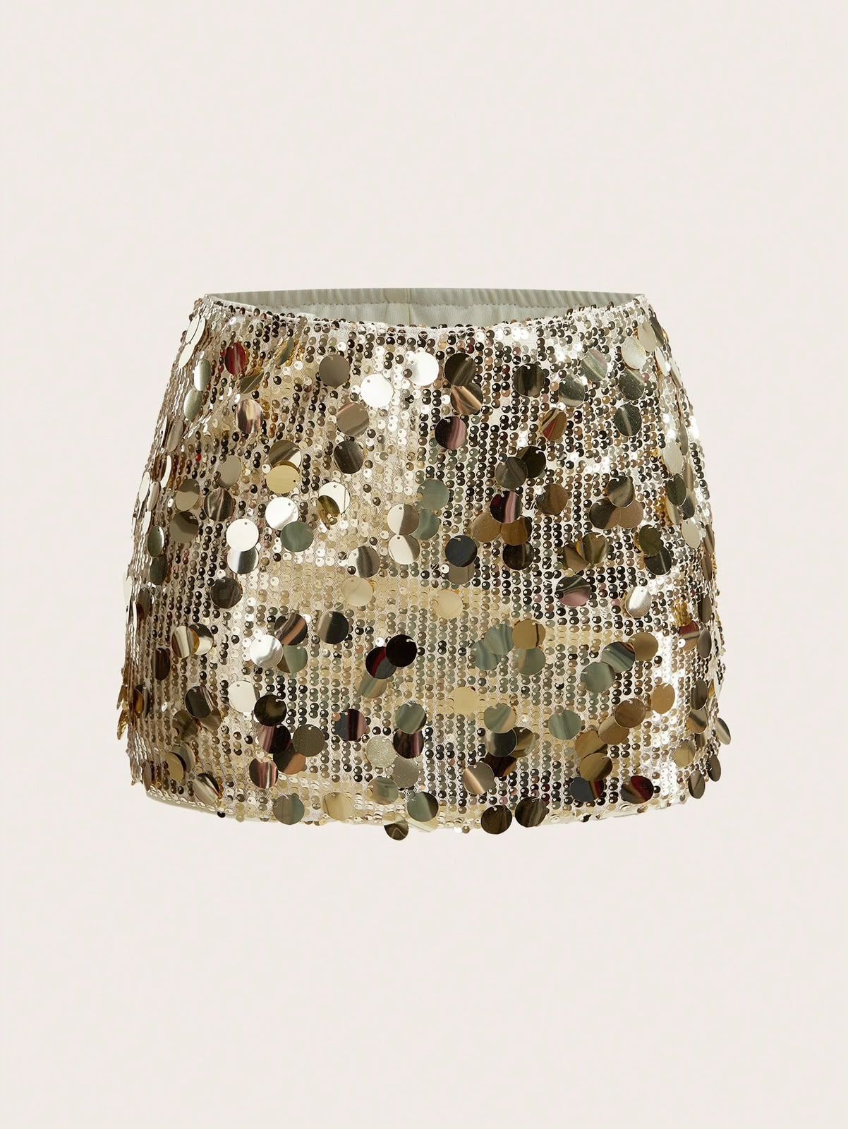 Skirt with sequins